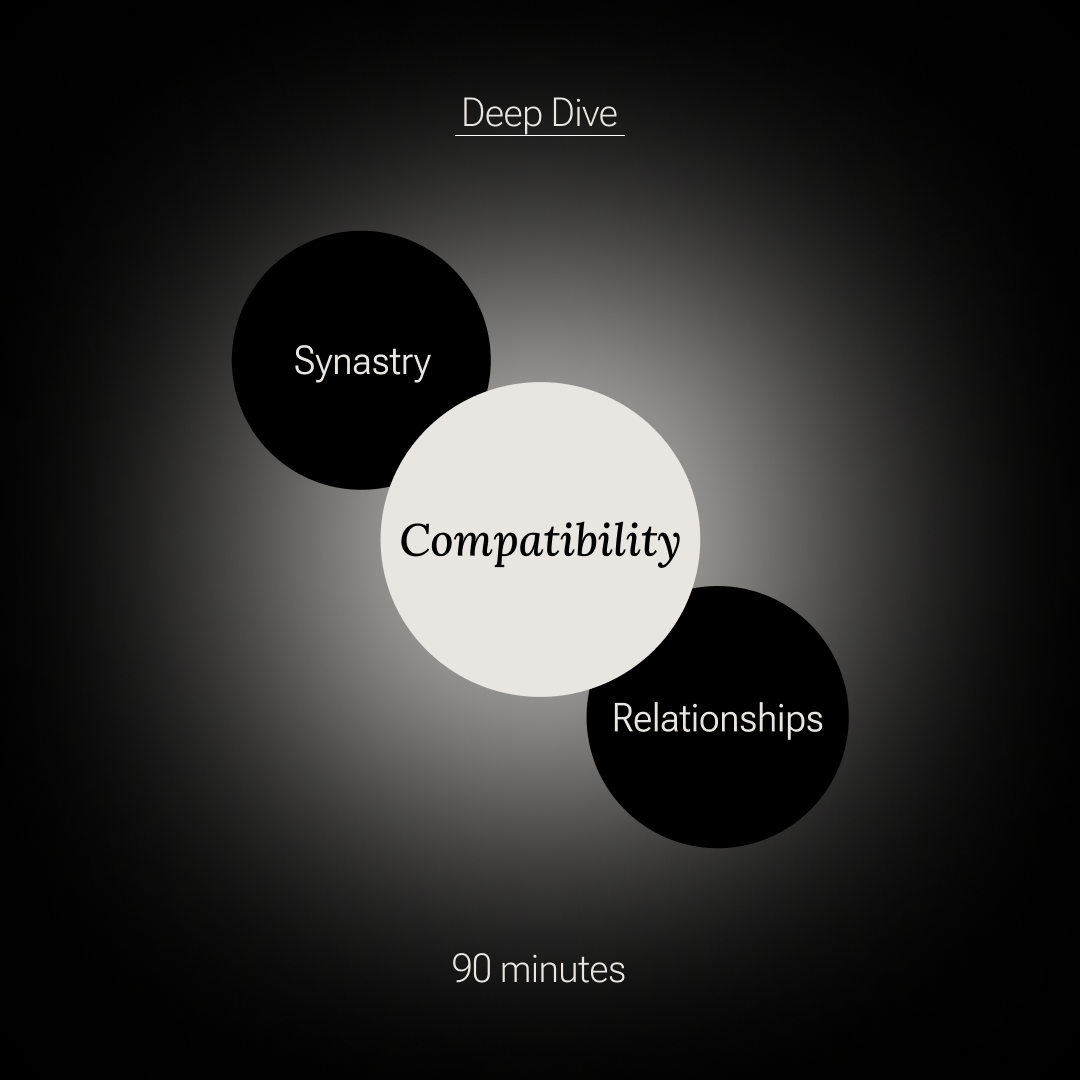 Duo: Compatibility, Relationships, and Synastry - 90 minutes