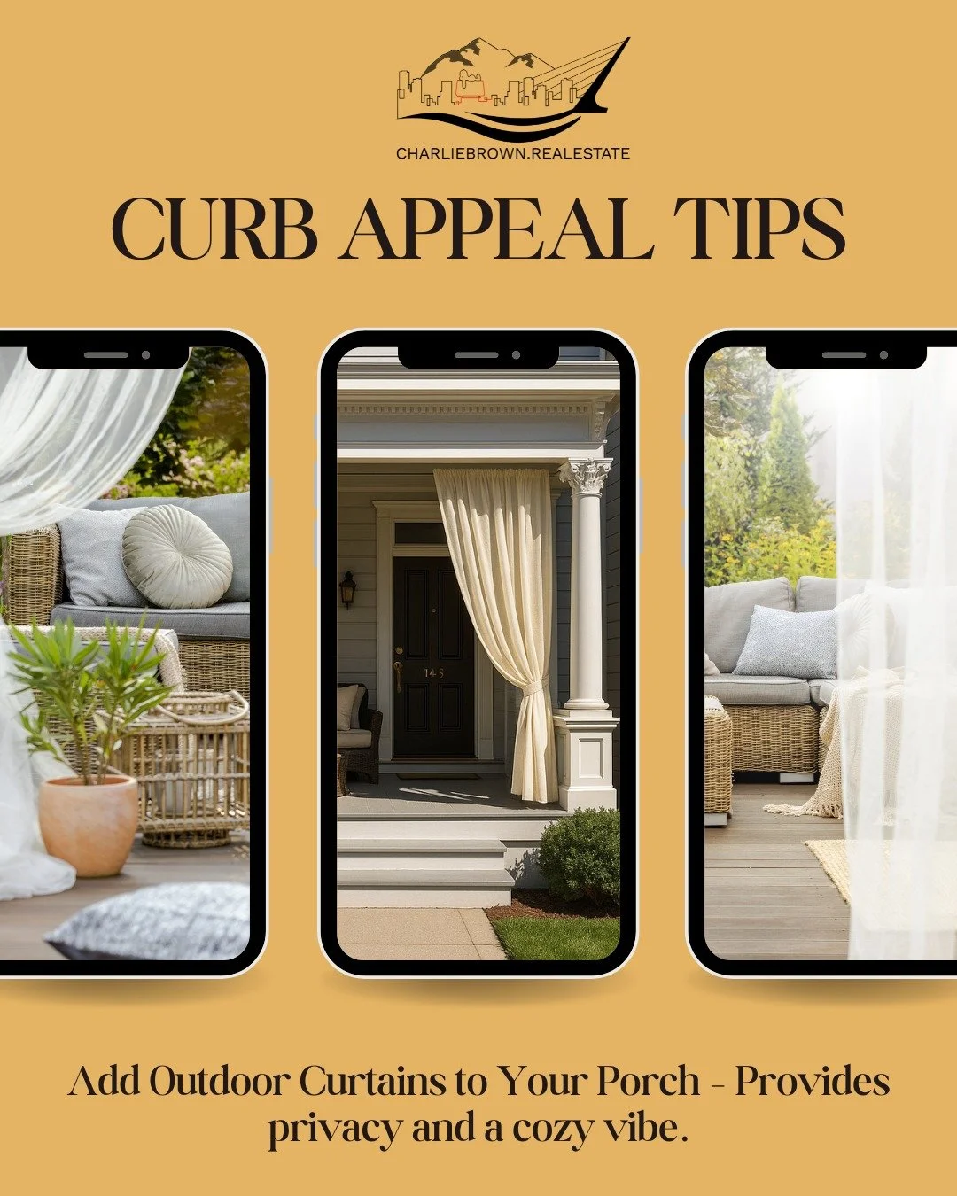 ✨ Boost Your Home&rsquo;s Curb Appeal Instantly! ✨
Outdoor curtains aren&rsquo;t just stylish &mdash; they add privacy, warmth, and a cozy retreat-like vibe to any porch. If you&rsquo;re looking to elevate your home&rsquo;s first impression, this sim