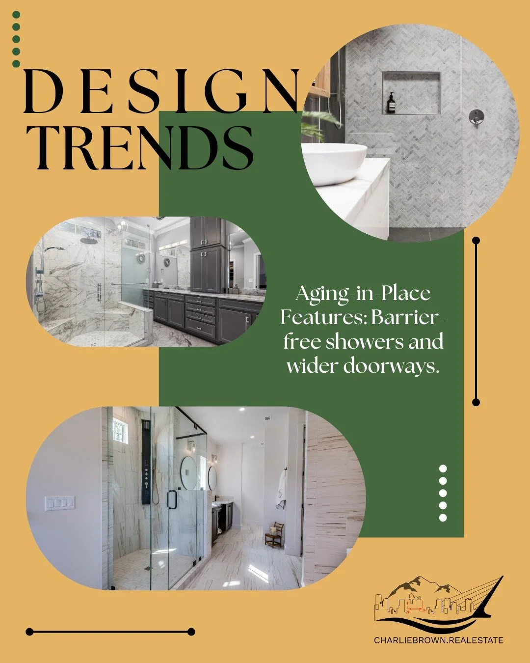 ✨ Home Design Trend: Aging-in-Place Features ✨
Barrier-free showers, wider doorways, and accessible layouts are becoming must-have upgrades for homeowners who want style and long-term comfort. These modern designs make homes safer, more functional, a