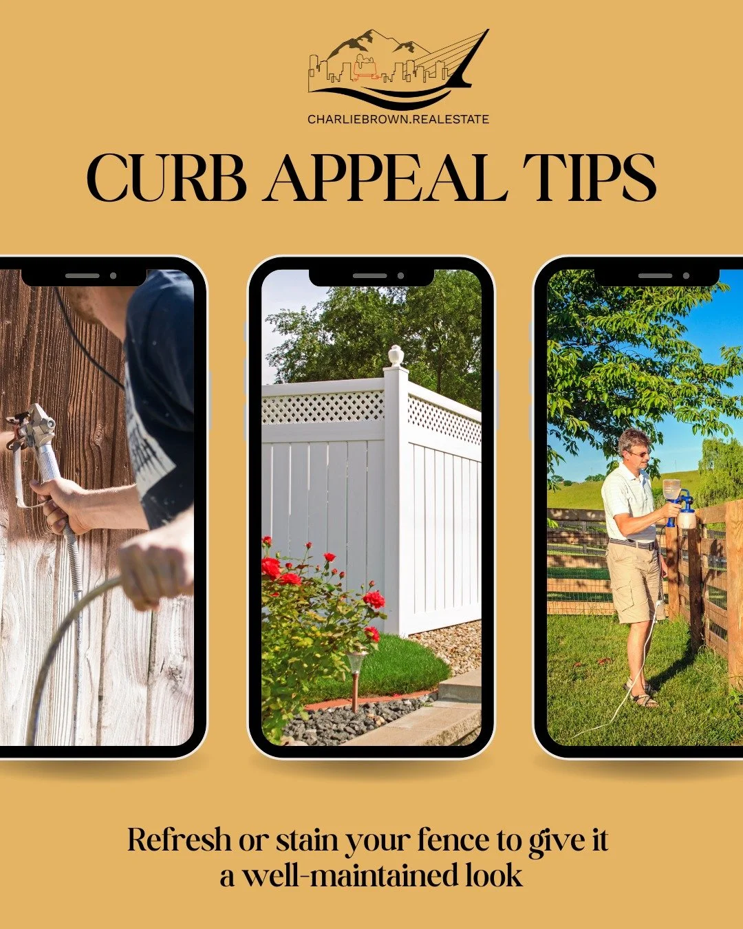 Boost your home&rsquo;s curb appeal with a simple upgrade that makes a big impact! ✨ Refreshing or staining your fence instantly gives your property a clean, well-maintained look that buyers love. 

Thinking about selling or want more home improvemen