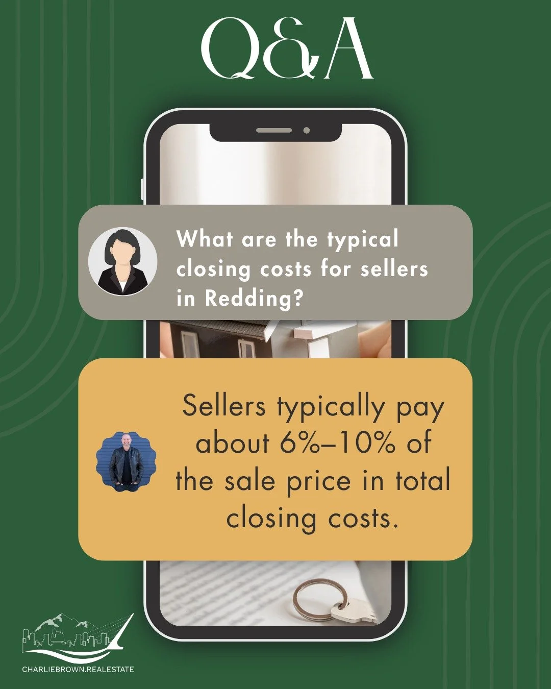 🏡 Selling Your Home in Redding? Here&rsquo;s What You Should Budget For.

In Redding, CA, sellers typically pay around 6%&ndash;10% of the home&rsquo;s sale price in total closing costs. 

Understanding your closing costs upfront is key to pricing y