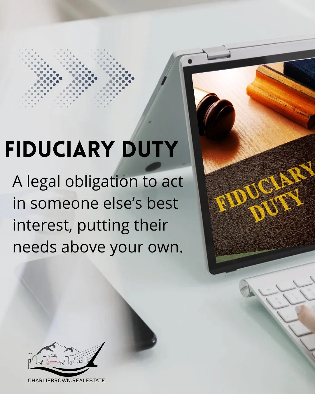In real estate, fiduciary duty means your agent is legally required to act in your best interest at all times. 🏡 That includes honesty, loyalty, full disclosure, confidentiality, and putting your needs above everything else during the buying or sell