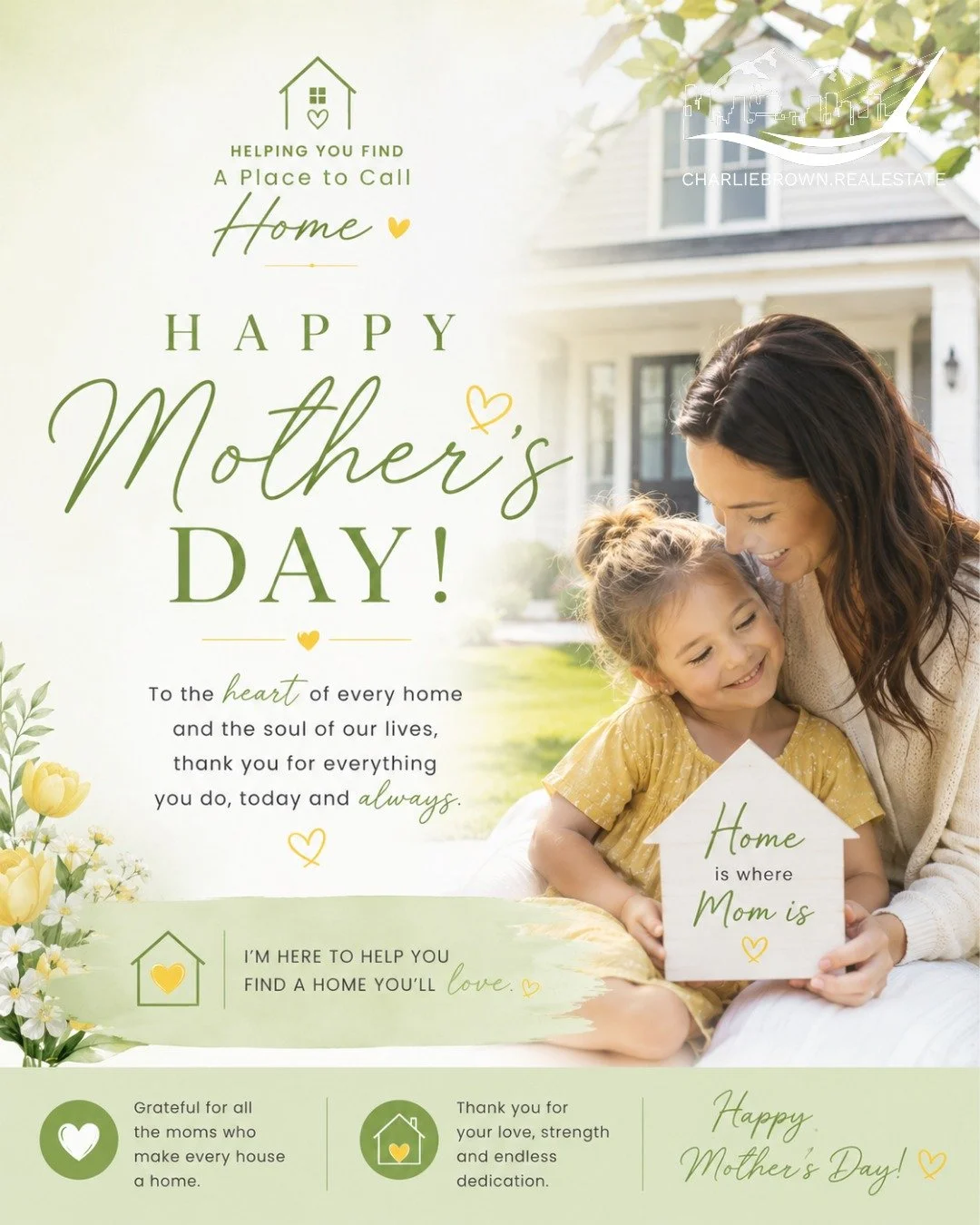 Home is more than just four walls &mdash; it&rsquo;s where love grows, memories are made, and moms make every space feel special. 💛🏡

This Mother&rsquo;s Day, we celebrate the women who turn houses into homes with their warmth, strength, and endles