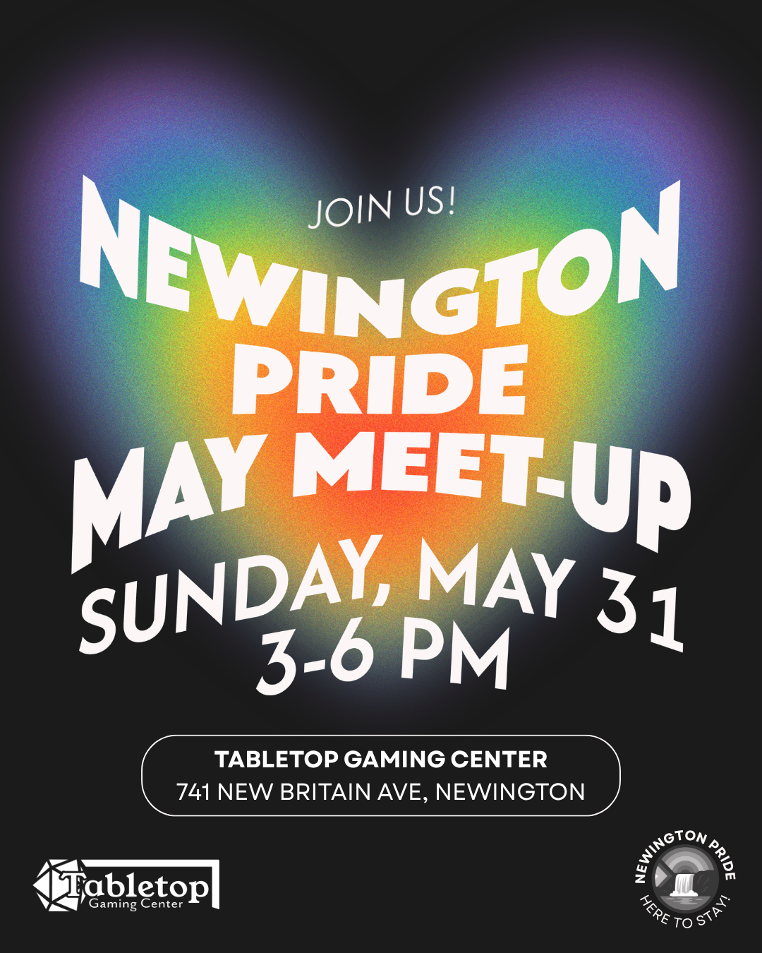 Newington Pride May Meet-Up at Tabletop