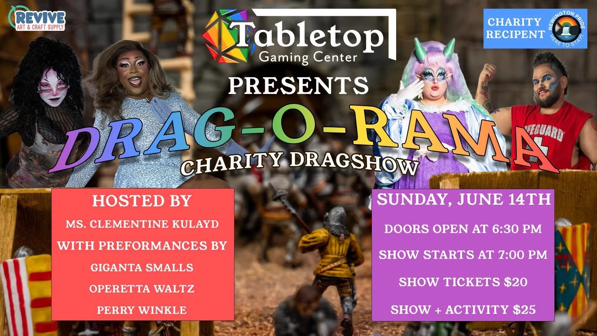 Charity Drag Show (Proceeds Supporting Newington Pride!)
