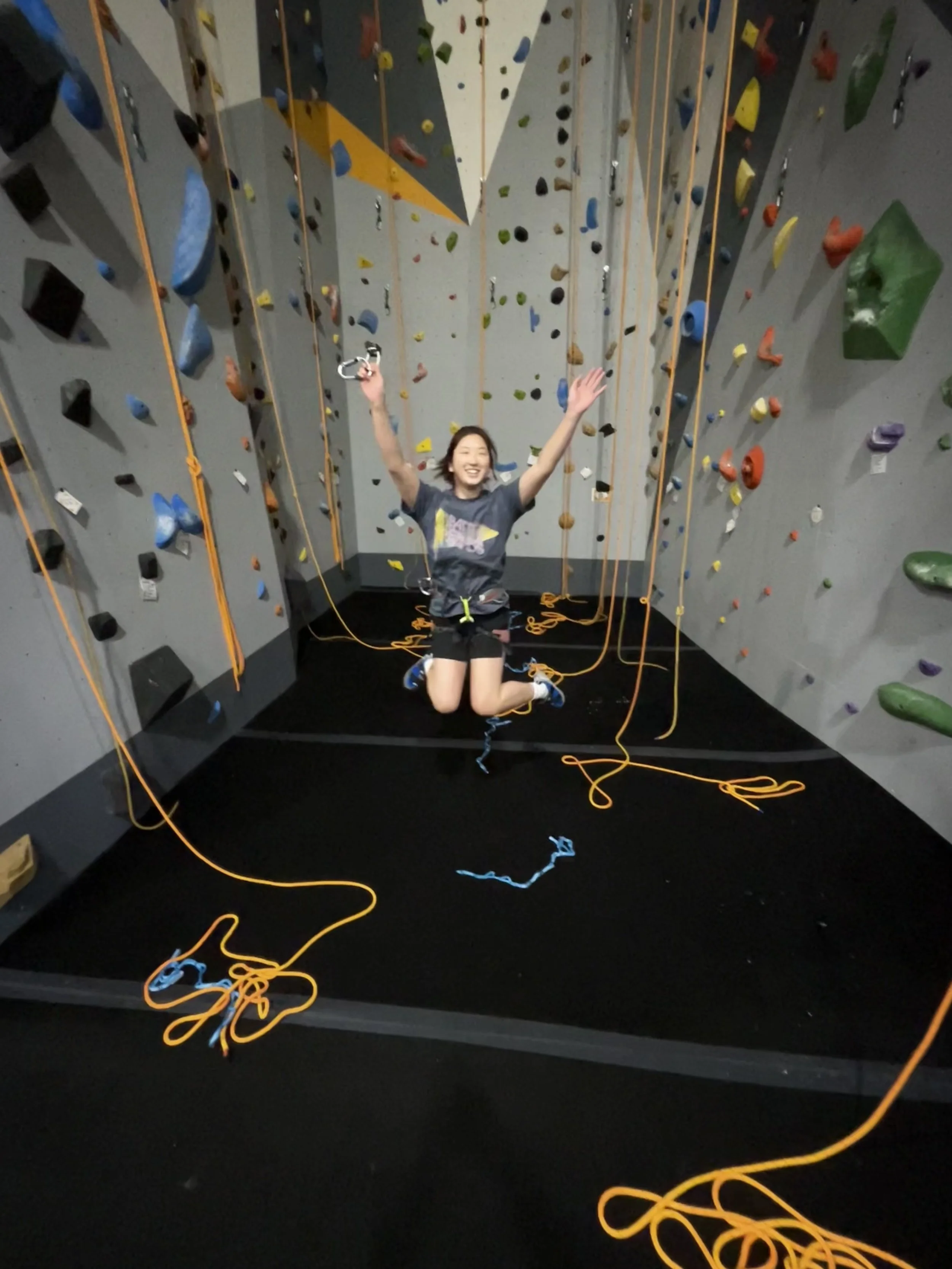 I got belay certified!