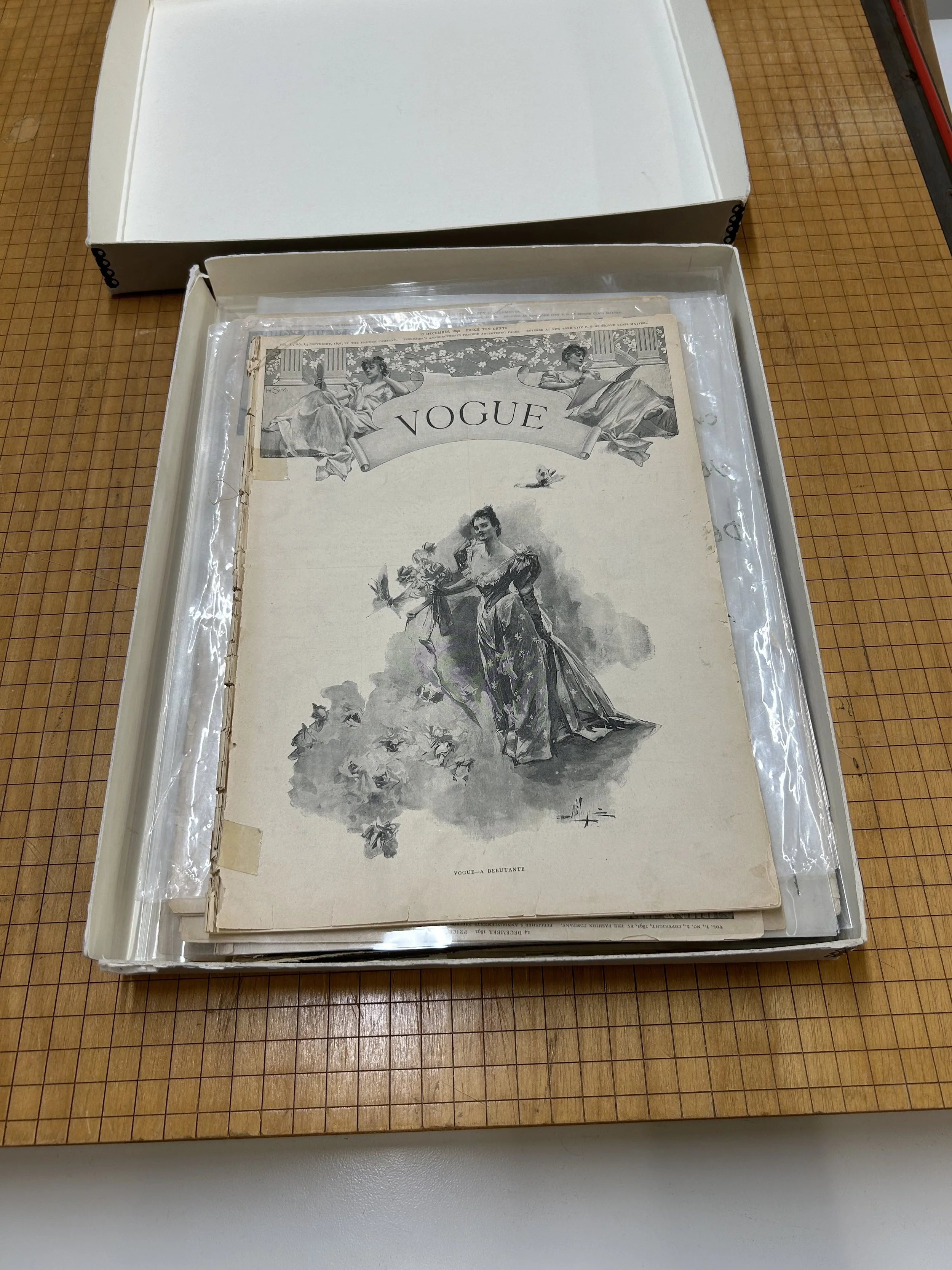 Conde Nast Archives, first cover of Vogue