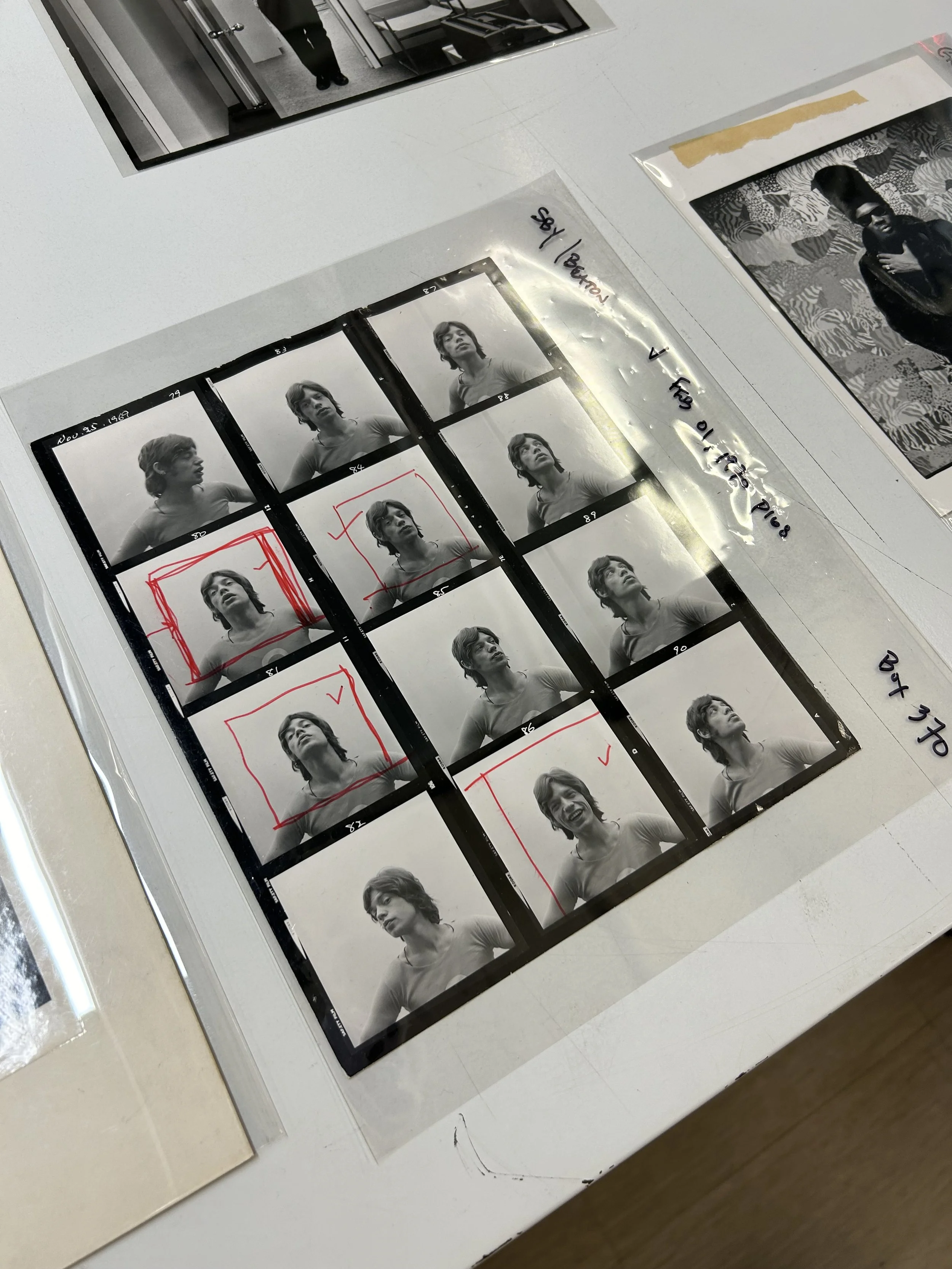 Young Mick Jagger from Conde Nast Archives