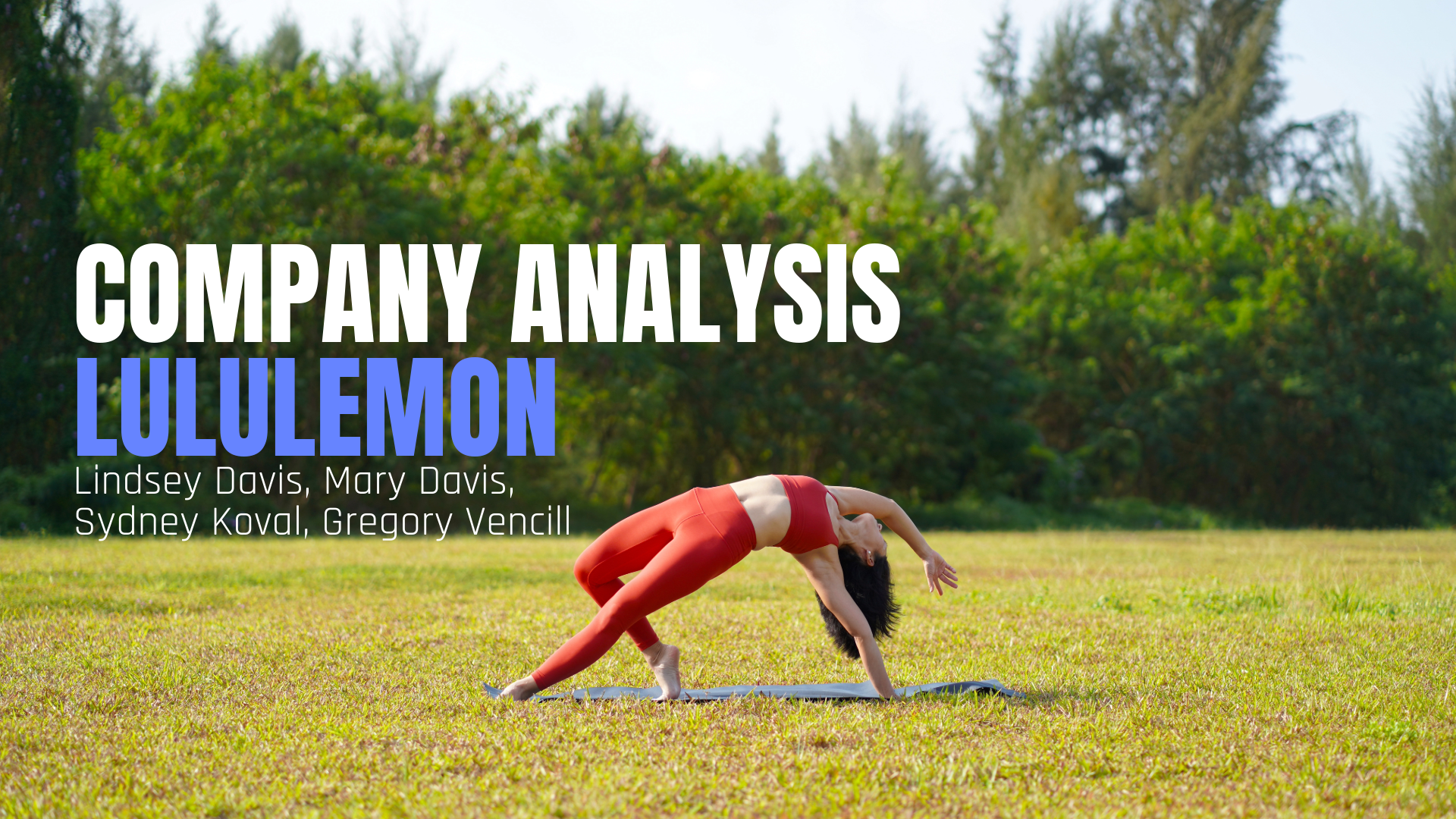 Company Analysis Lululemon