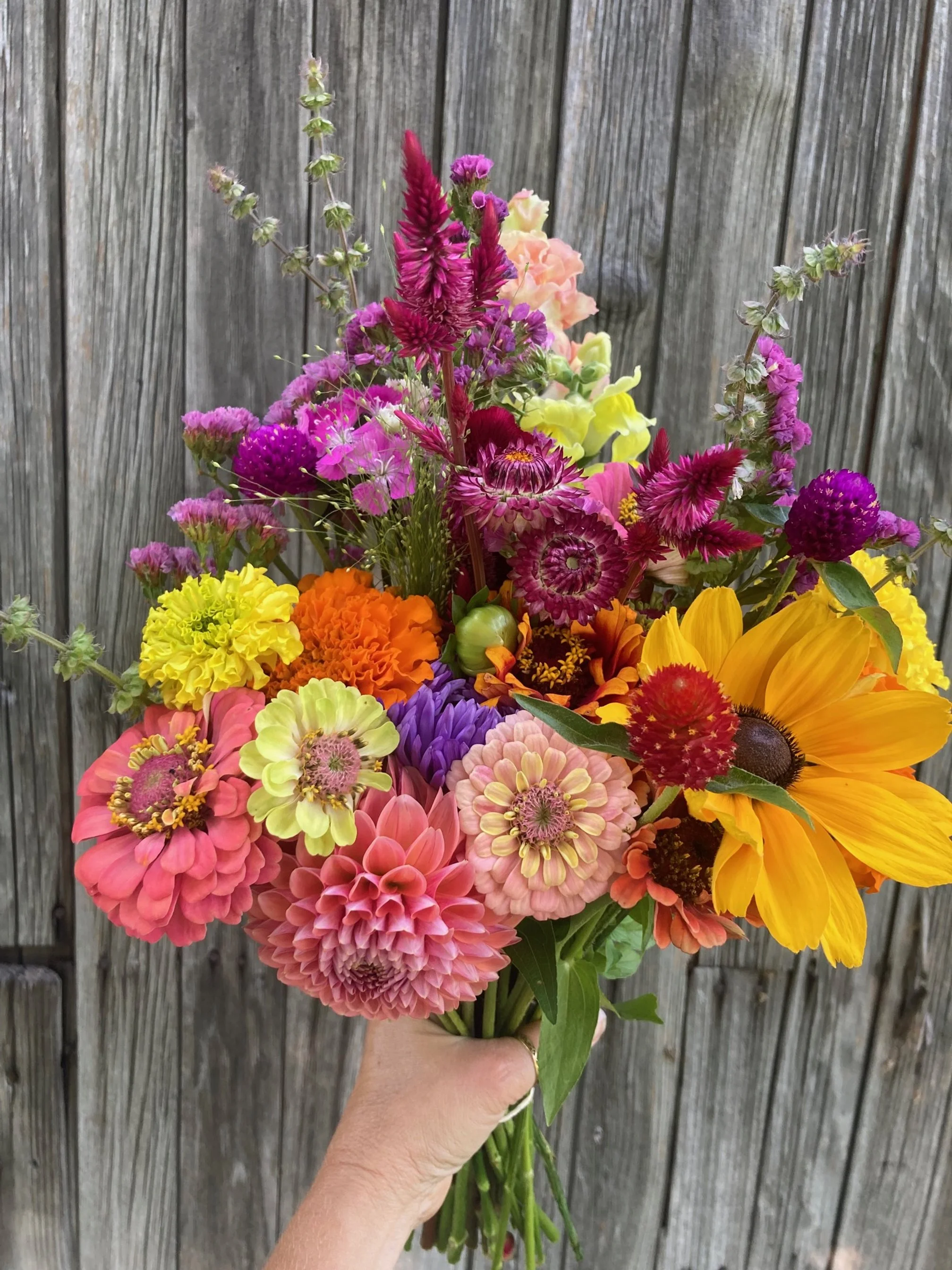 8/12 - bouquet at Beacon Farm Market