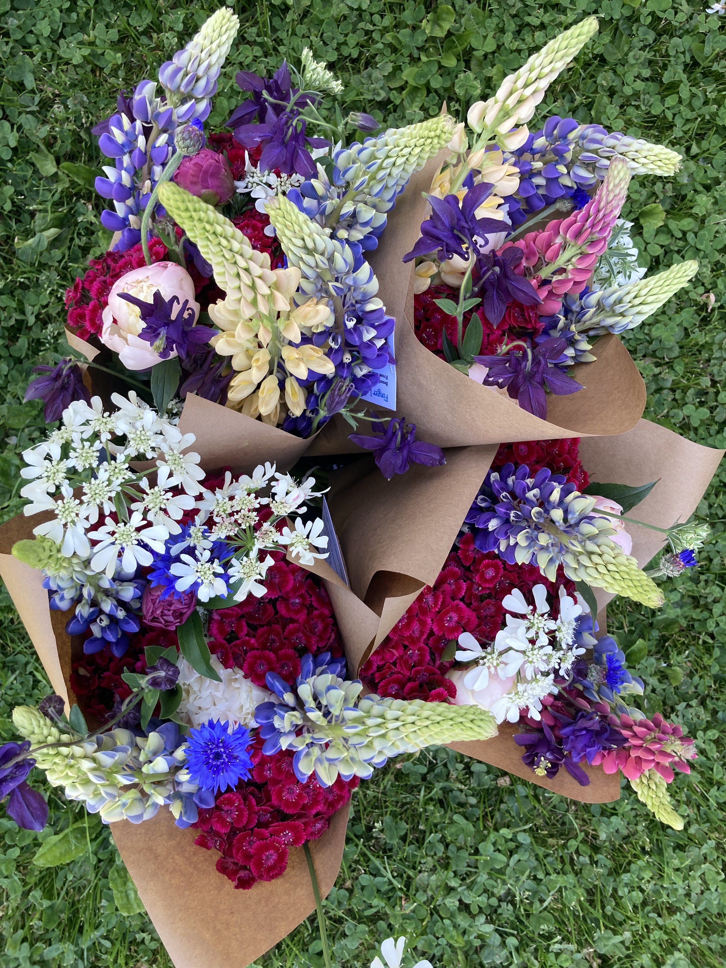 Spring Bouquets at Hopewell Market