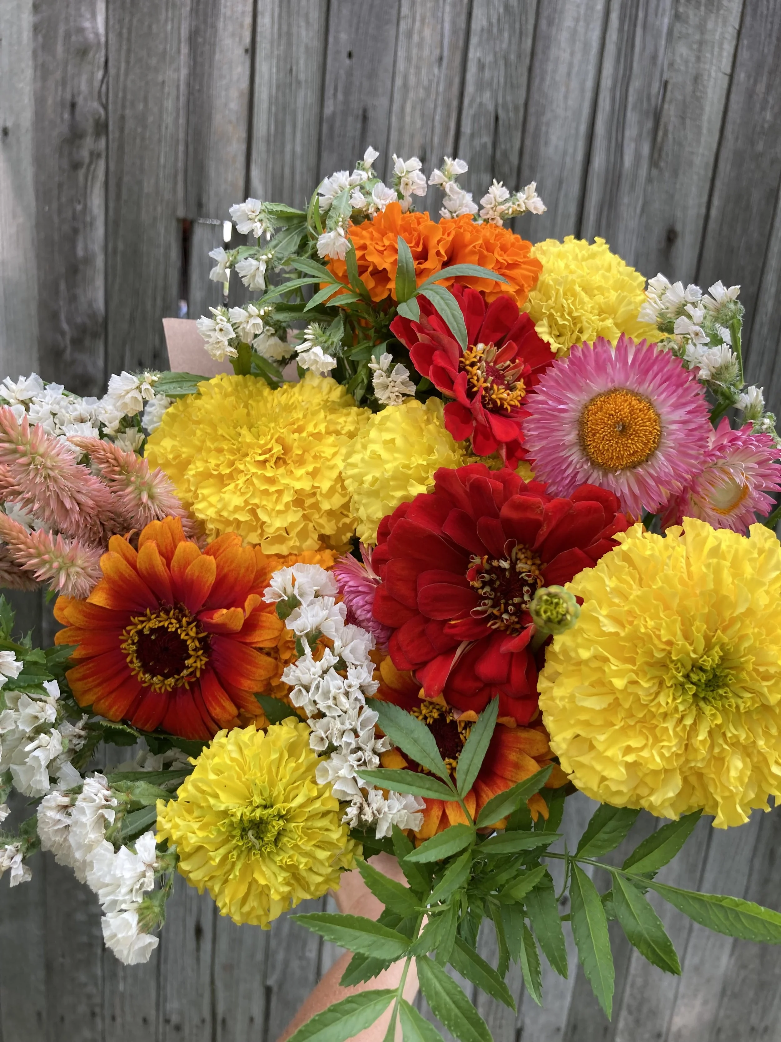 marigold bouquet