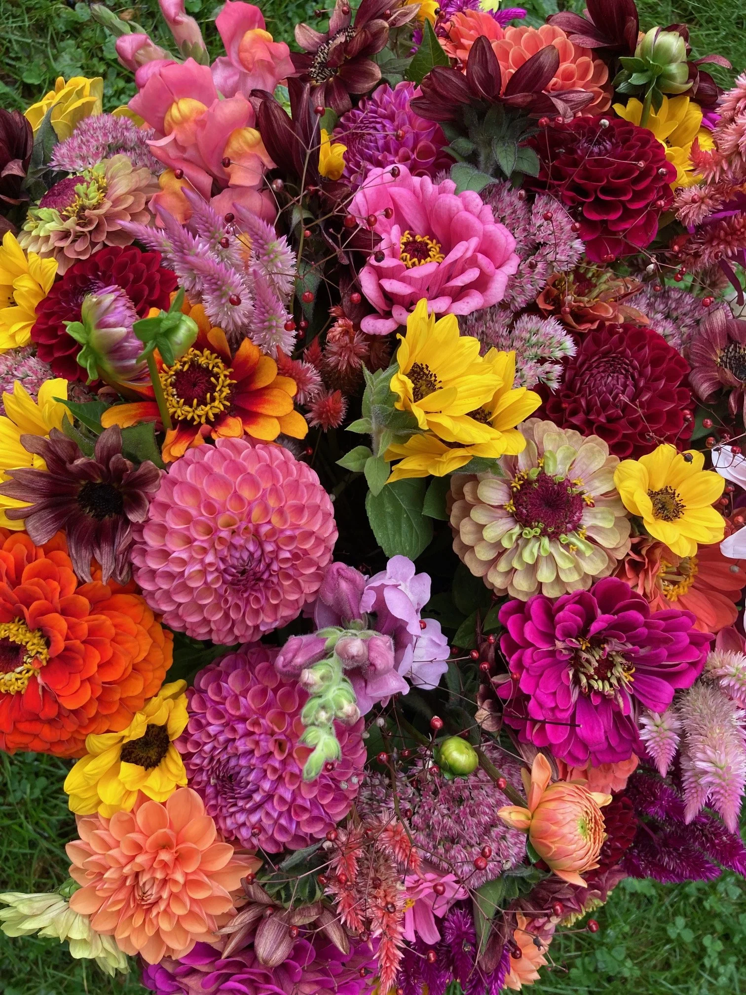 bouquets at Hopewell Market