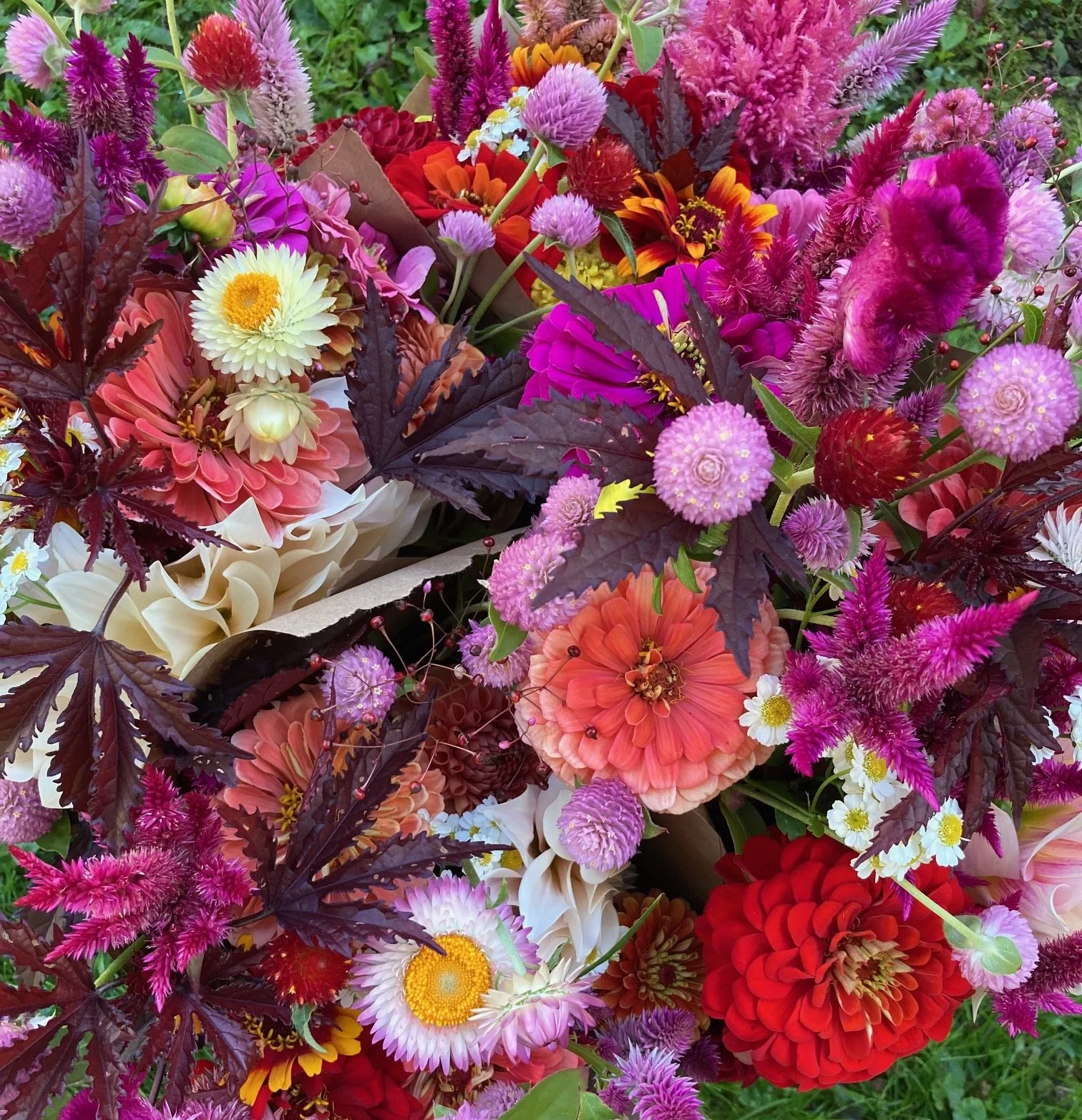 bouquets at Hopewell Market