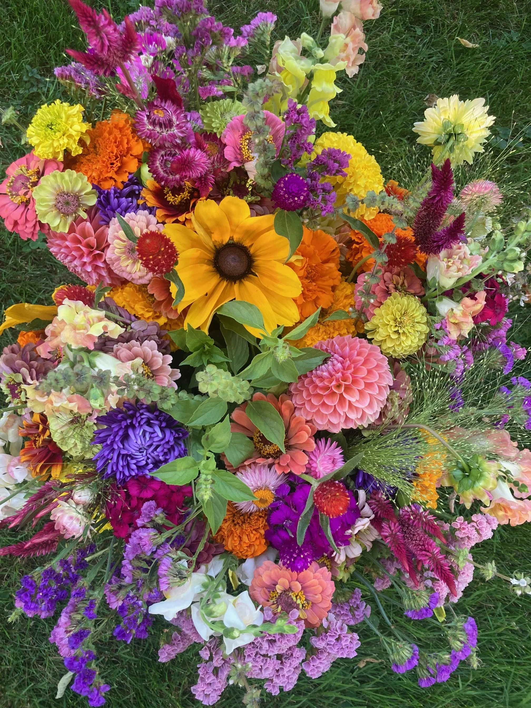 8/12 - bucket of beauty at Beacon Farm Market