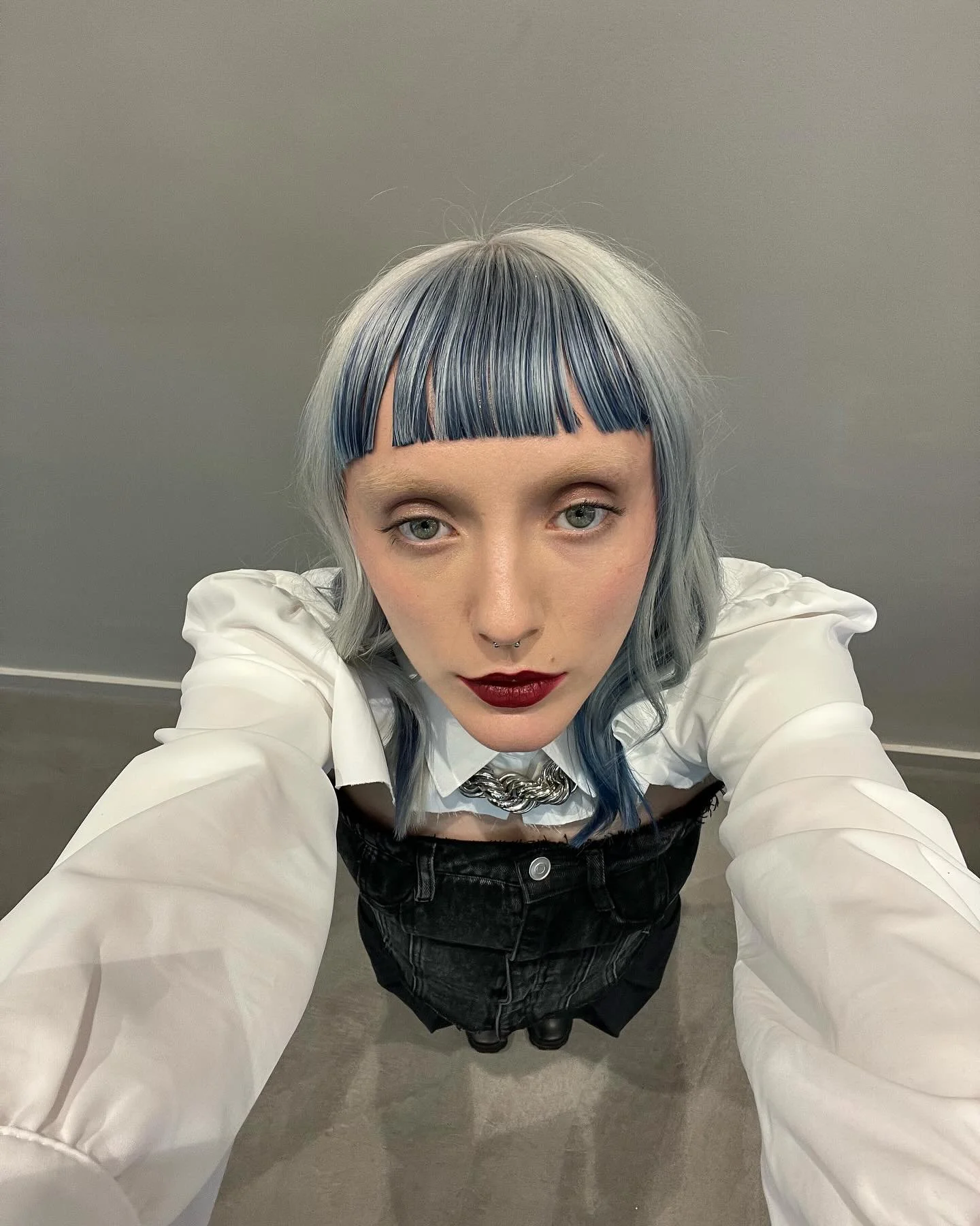 L&rsquo;OR&Eacute;AL COLOUR TROPHY FINAL 2024

denim hair by the ever impressive @elleforemanhair 
- you are SO talented &amp; should be v proud !!! 

makeup - @bea.sloss 
@lorealpro_education_uki 
@tribesalons