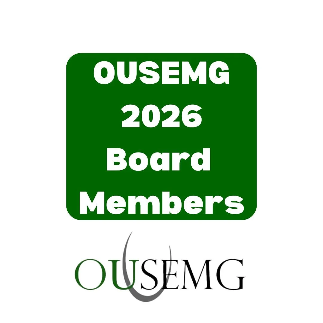 As our fall semester comes to a close, we would like to introduce the 2026 OUSEMG Executive Board! 

We would like to thank the prior Board for all their contributions to the group this past year!