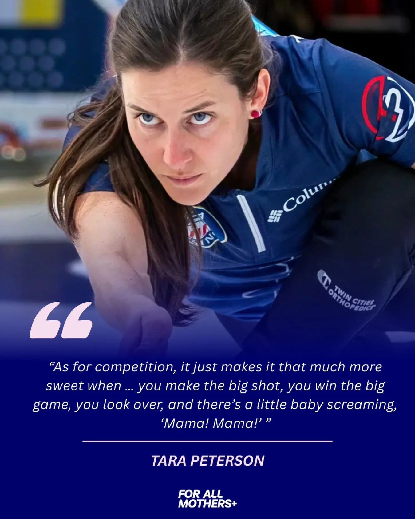 For the moms on the biggest stage, it still comes down to the smallest moments 💜✨

#bringthebabies