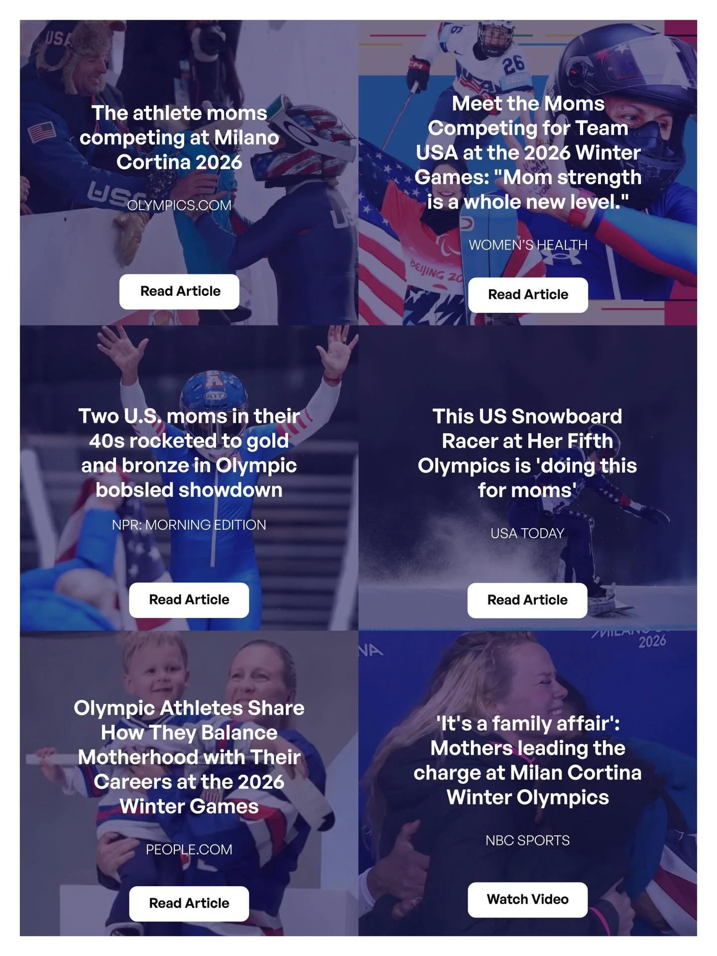 Everyone watches moms win. Read about the moms bringing home the hardware this winter on our blog ✨ 

Head over to the link in bio to read more 🤍

#forallmothers #bringthebabies