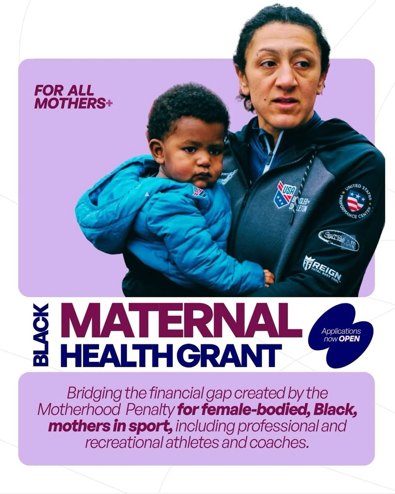 ✨ The 2026 Black Maternal Health Grant is now OPEN ✨

Black maternal health disparities are getting worse&mdash;and in sports, Black women athletes and coaches are often navigating it quietly, sometimes even hiding pregnancies out of fear of losing i