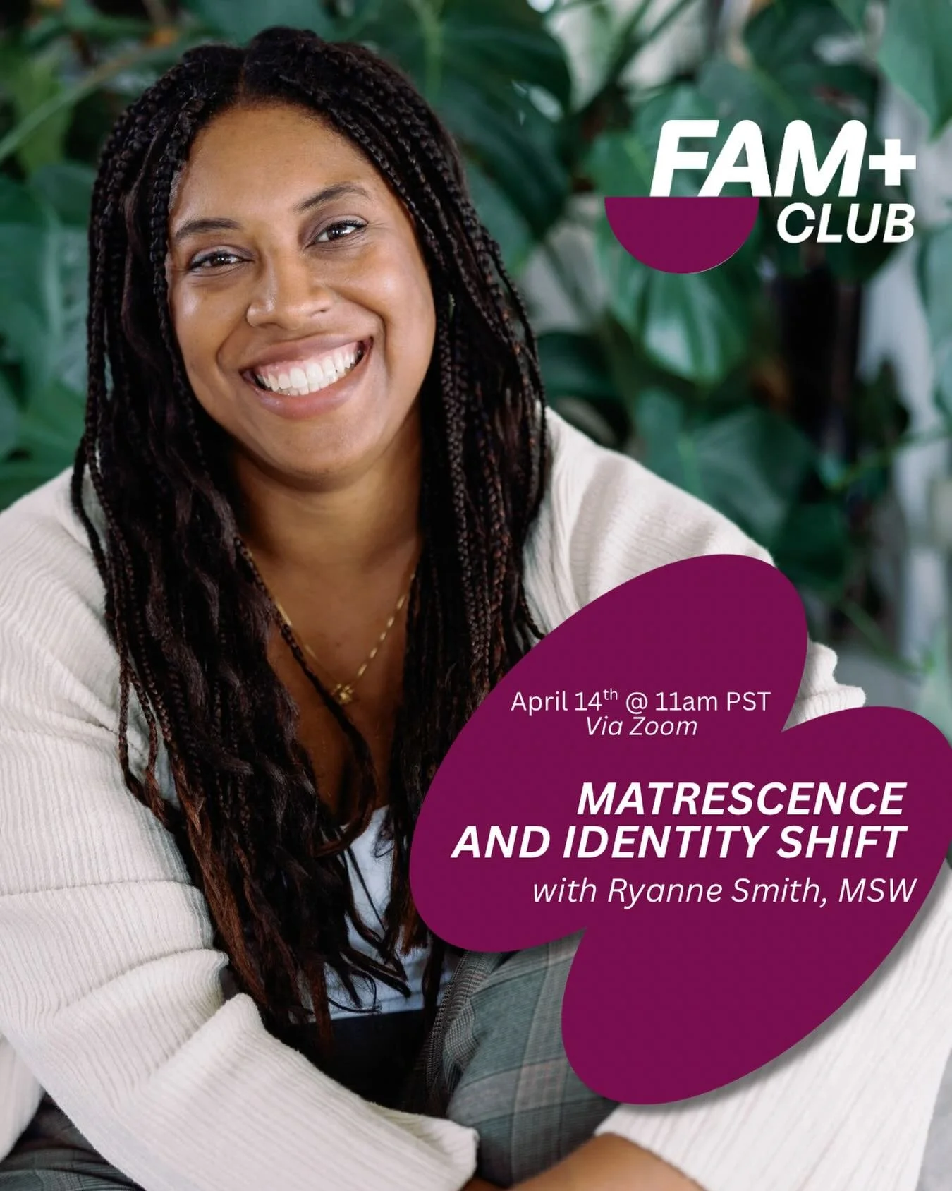 We are celebrating Black Maternal Health Week with a special FAM+ Club virtual session on April 14th ✨

MATRESCENCE: Understanding the Transformation of Motherhood 🤍

Motherhood isn&rsquo;t just a moment&mdash;it&rsquo;s a complete transformation.

