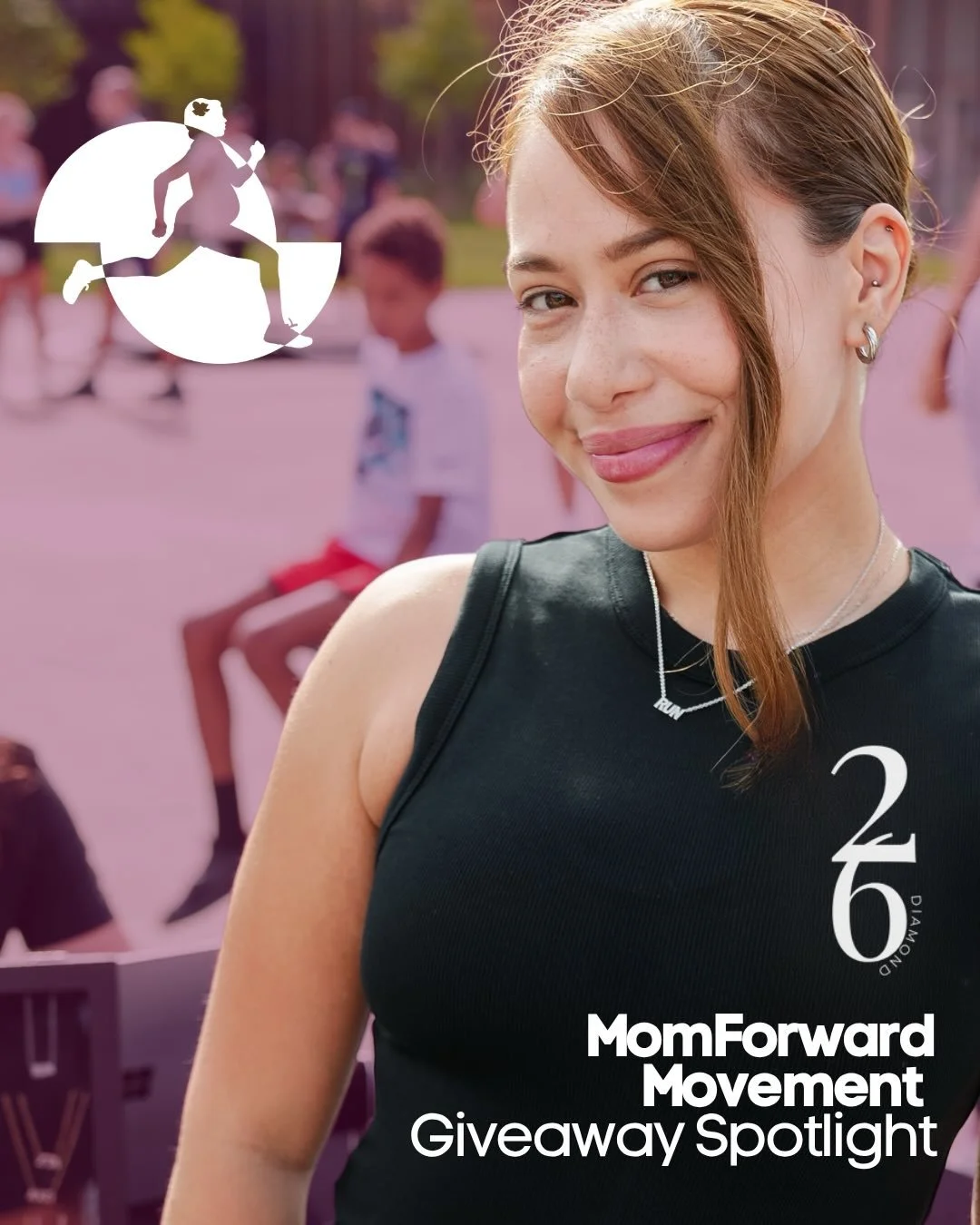 GIVEAWAY SPOTLIGHT ✨

We&rsquo;re so excited to feature @twentysixdiamond for our MomForward Movement raffle prizes 💎 

One winner will receive a necklace of their choice&mdash;RUN, MOM, or 26.2 🏃&zwj;♀️✨ A meaningful way to carry your story, stren