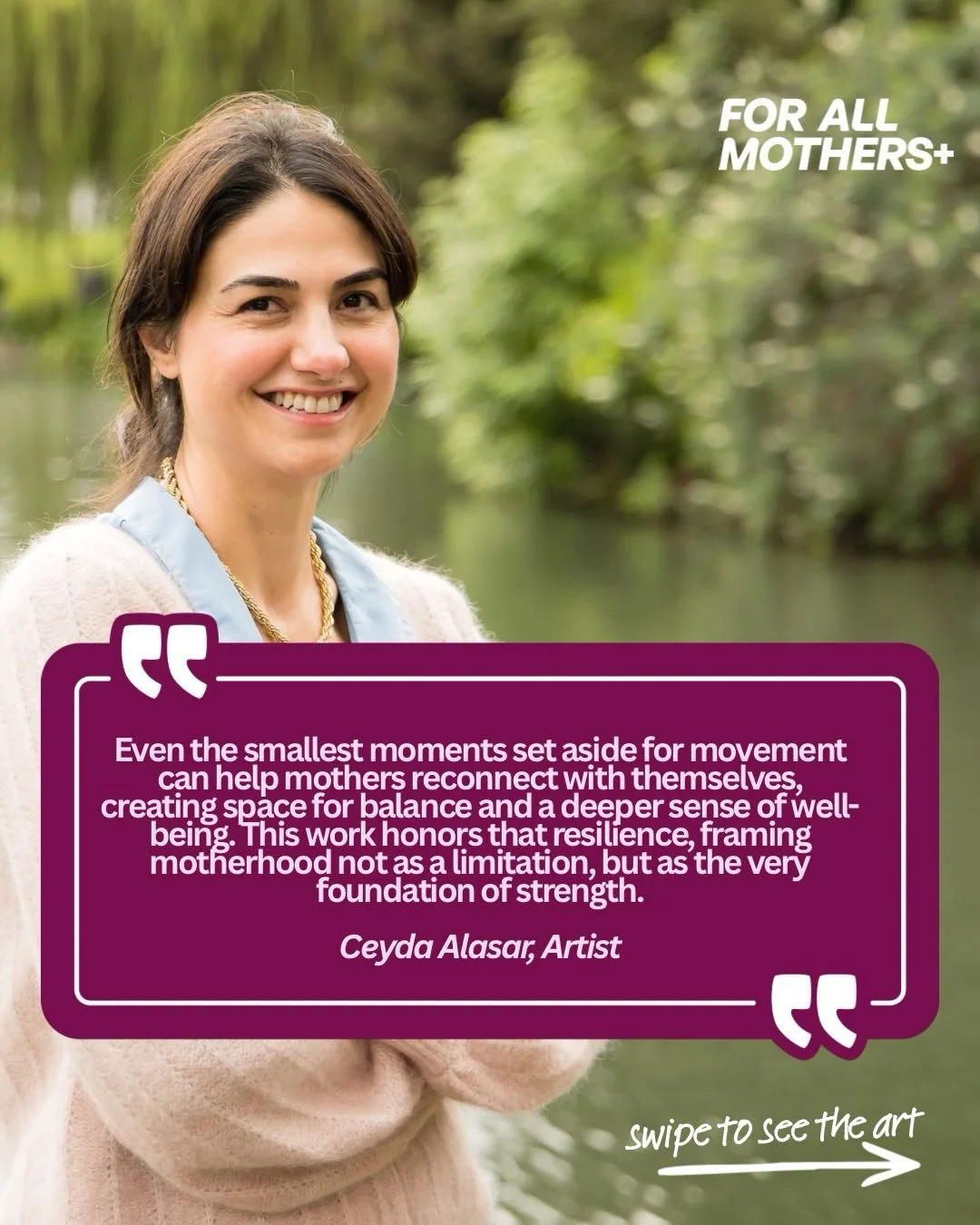 We&rsquo;re so honored to introduce the artist behind our MomForward Movement, Ceyda Alasar 🤍

Ceyda is a digital illustrator with a background in architecture and urban design, blending structure and rhythm into vibrant, heartfelt visual stories. I