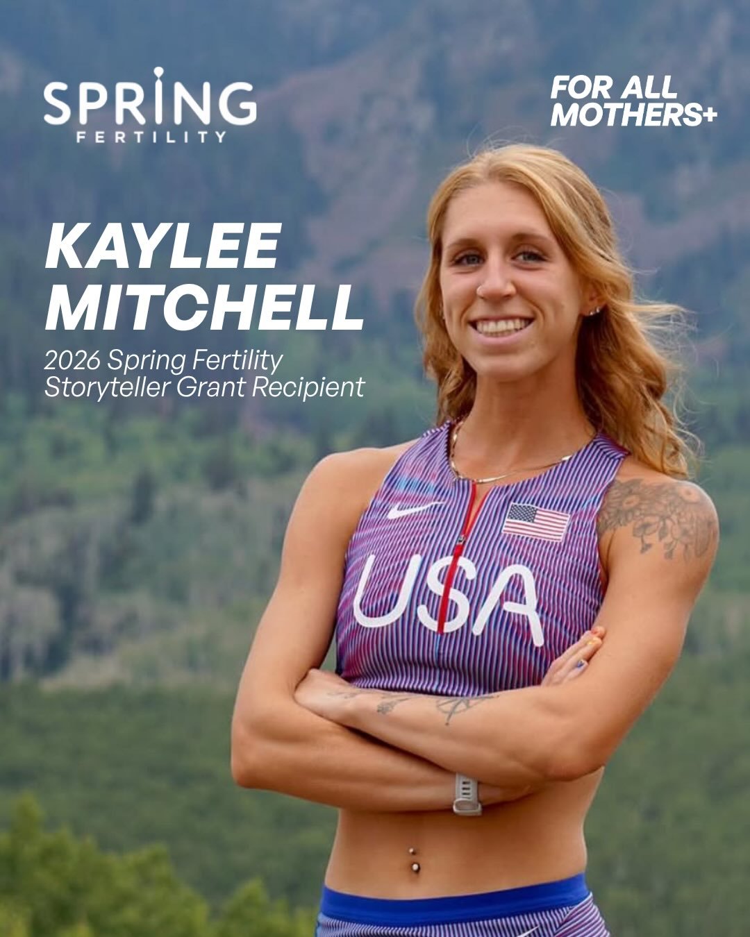 Kaylee Mitchell, 2026 Spring Fertility Storyteller Grant recipient, shared that she&rsquo;s always known she wants to be a mom &mdash; and she doesn&rsquo;t want her goals as an athlete to interfere with that.

For her, having options like egg freezi