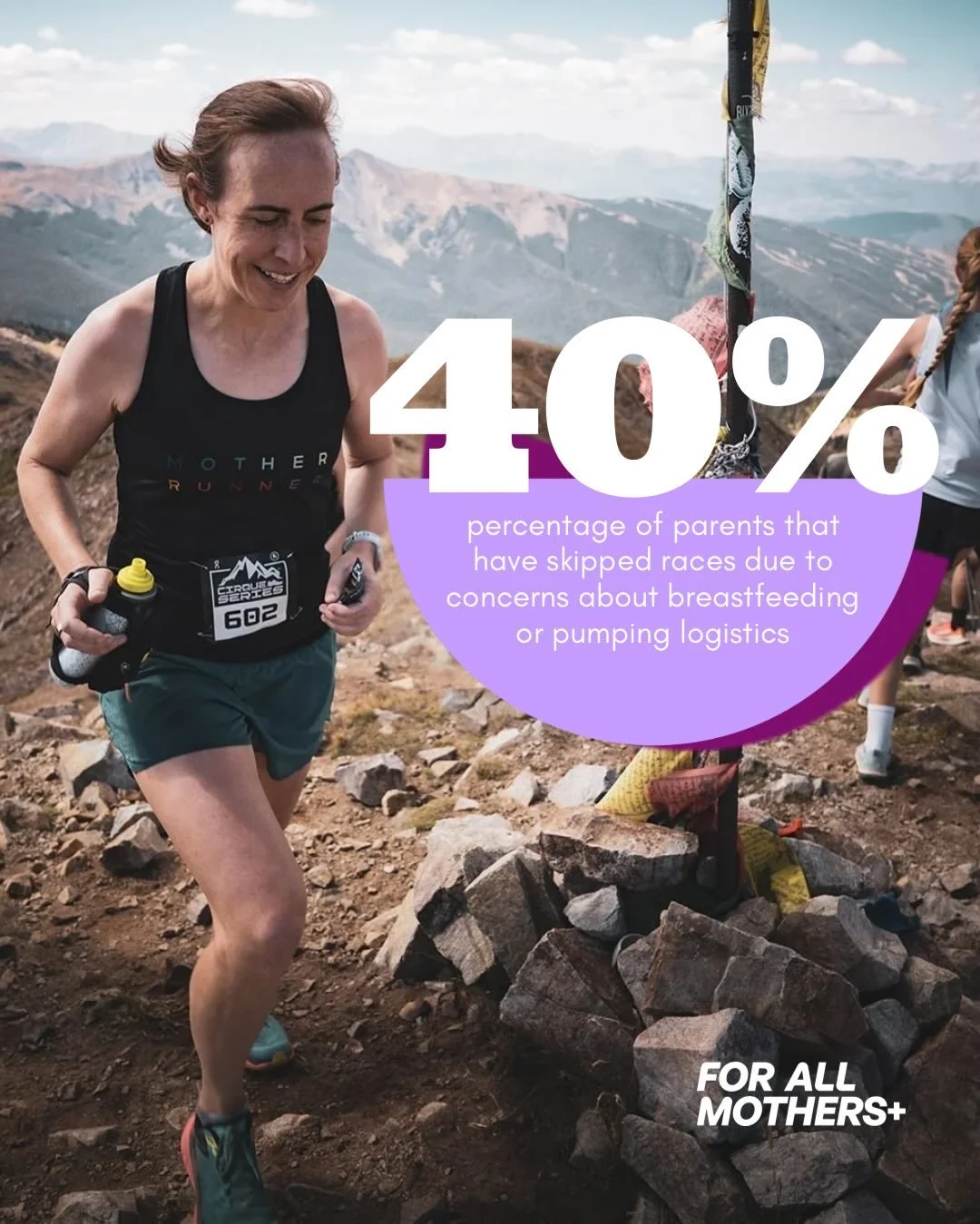 The data is clear: mothers want to be OUT THERE &mdash; the systems just haven&rsquo;t fully caught up yet.

And yet, 83% of parents reported that pregnancy or parenthood has prevented them from participating in a race.

The biggest barriers? Lack of