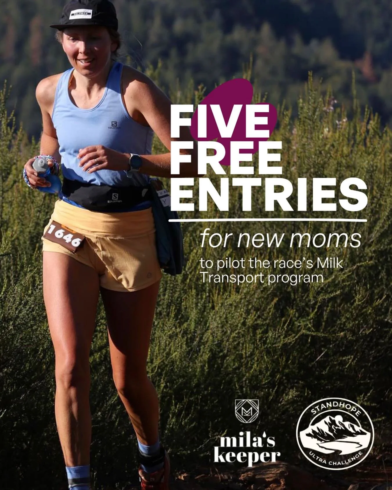 FAM+ is proud to help spread the word about a new initiative from @standhopeultrachallenge. This year, they&rsquo;re partnering with @milaskeeper to launch a breast milk transportation program designed to support moms who are racing and breastfeeding