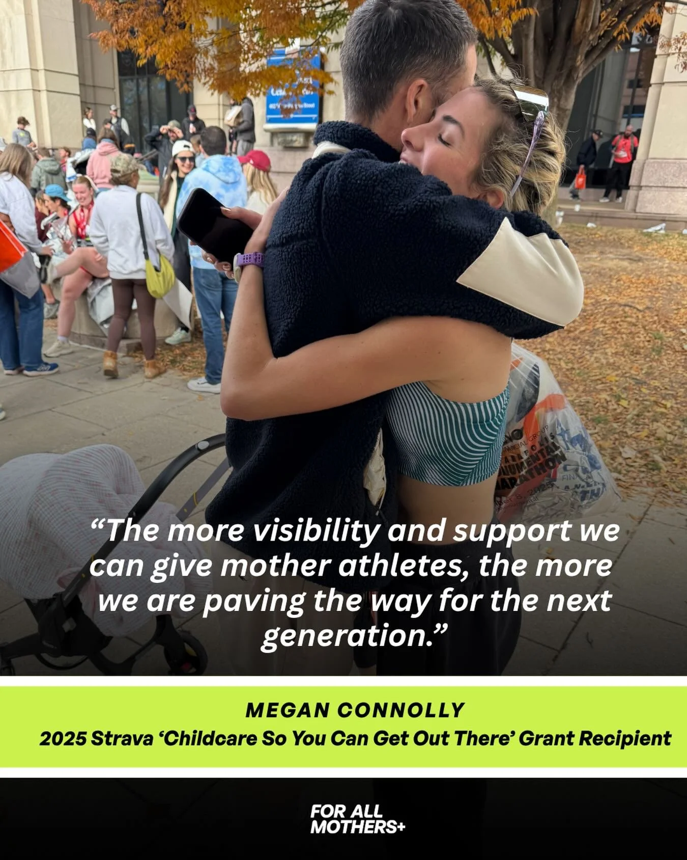 Last year, Megan was one of our Childcare So You Can Get Out There Grant recipients 🎉 

A recent 2028 Olympic Trials Qualifier, her story is a reminder that sometimes the biggest thing standing between a mother and her goal isn&rsquo;t motivation&md