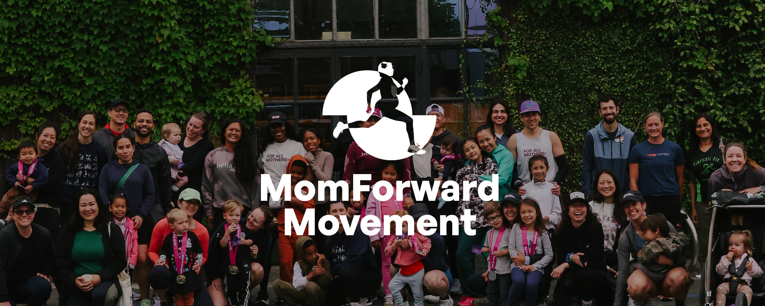 The For All Mothers+ community gathers to celebrate the MomForward Movement with a morning of family forward sport