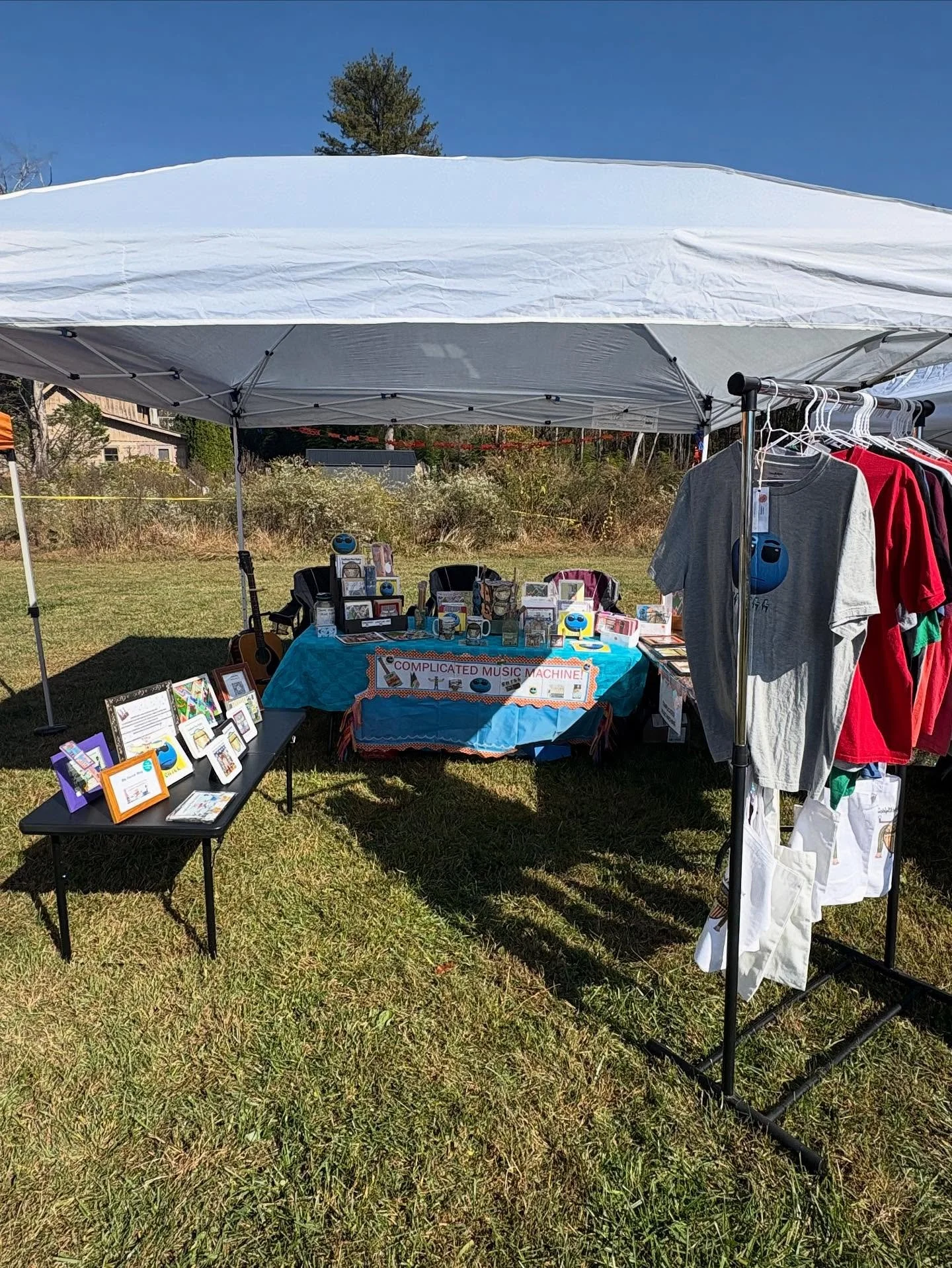 Hello everyone, Jacob from Complicated Music Machine paging in!

We just wanted to remind everyone that we are here in Fairview, North Carolina at the Turuga Brewery for the Fall for Art Festival with our CMM memorabilia from 12 to 6 P.M. today!

If 
