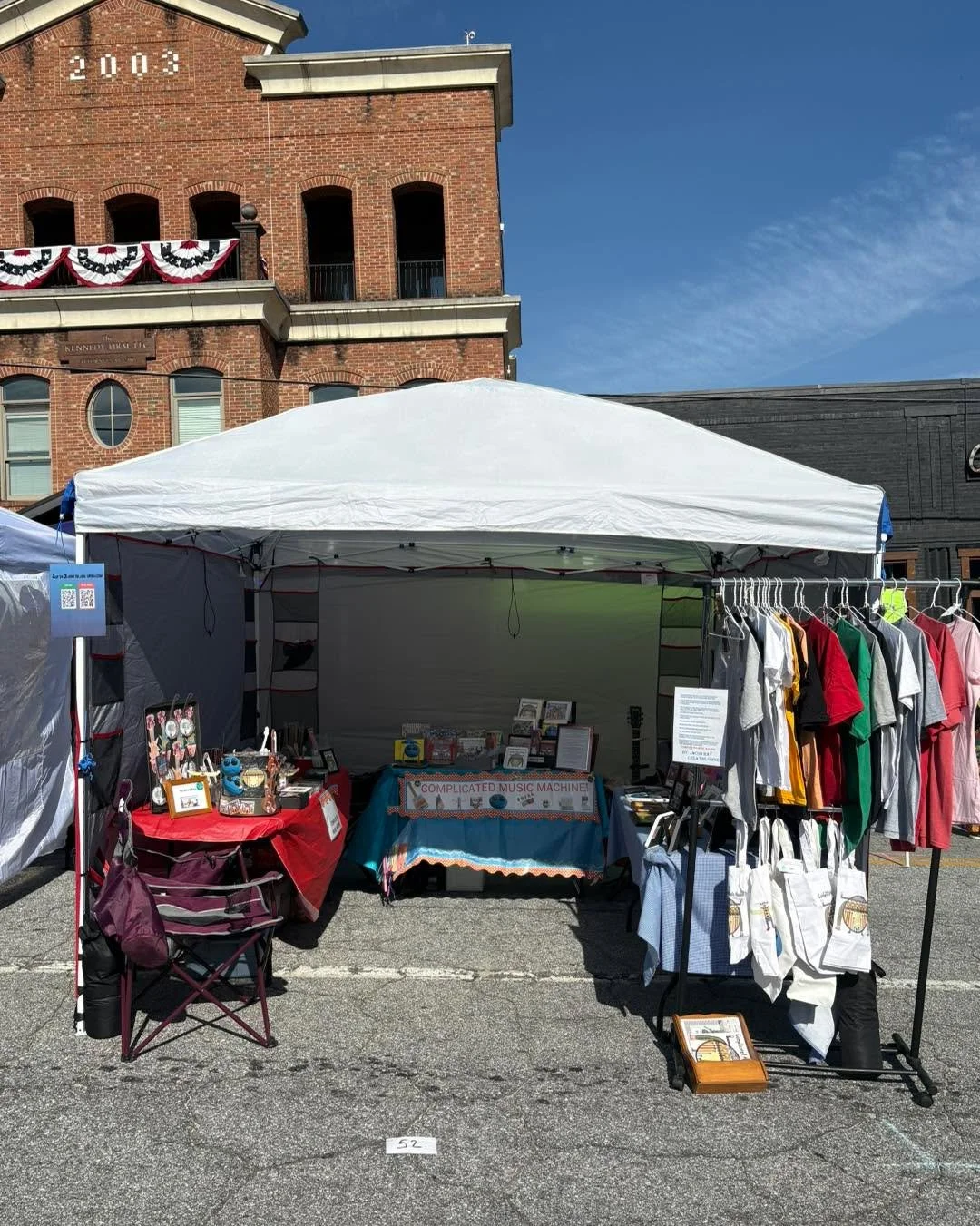 Hello everyone, Jacob from Complicated Music Machine here hoping everyone is doing well this lovely Saturday morning!

We are currently at Clayton, Georgia  for the Ramshackle Music Festival for the second year in a row with our booth, and we are hop