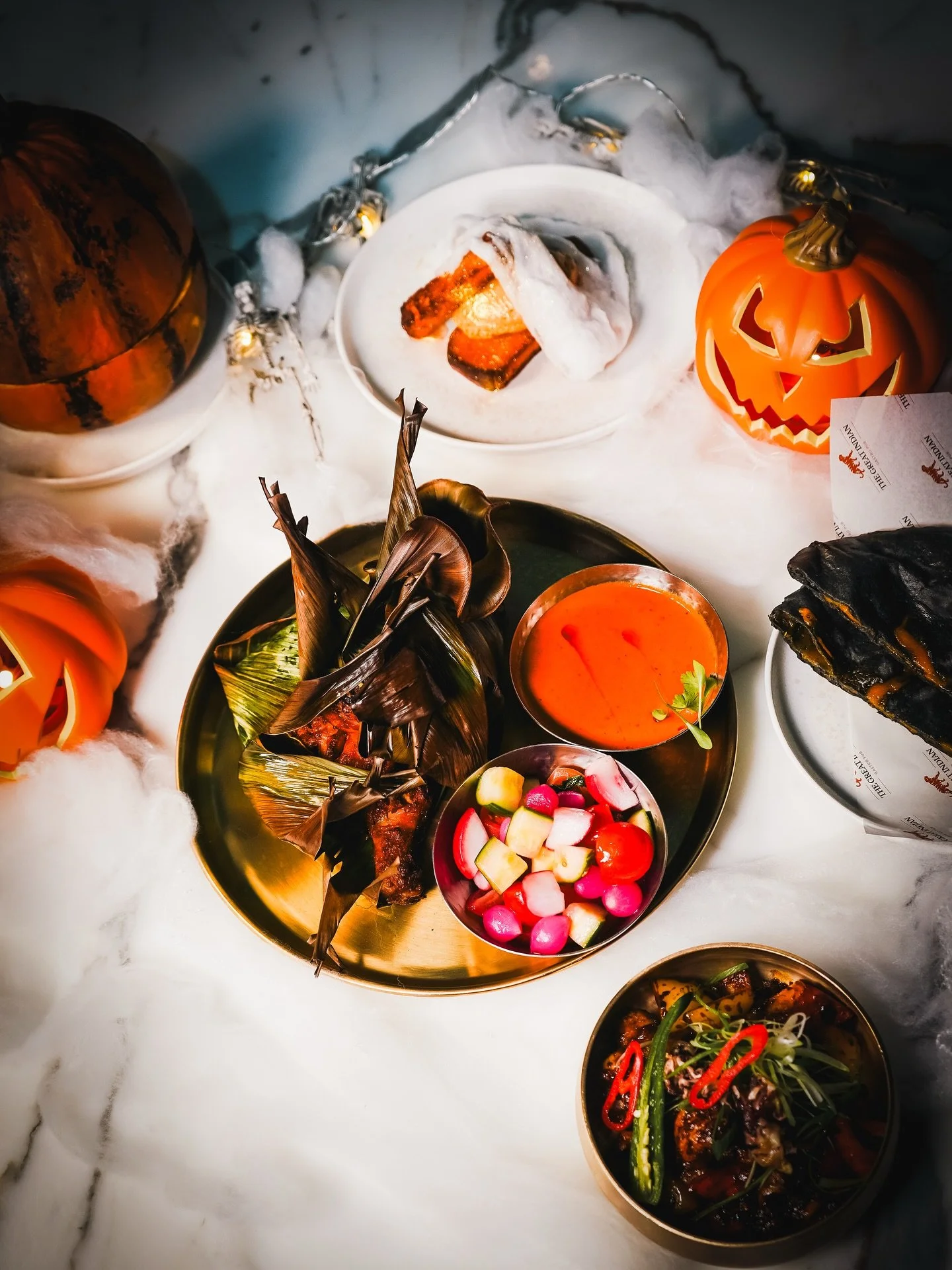 🎃🕸️ The Great Endgame awaits… 👻💀
Here’s a sneak peek at the spine-chilling dishes brewing for our Halloween feast! 🍽️🕷️
Dare to taste what lurks in the shadows? 🥘🩸
☠️ The full menu will be revealed later today… if you dar