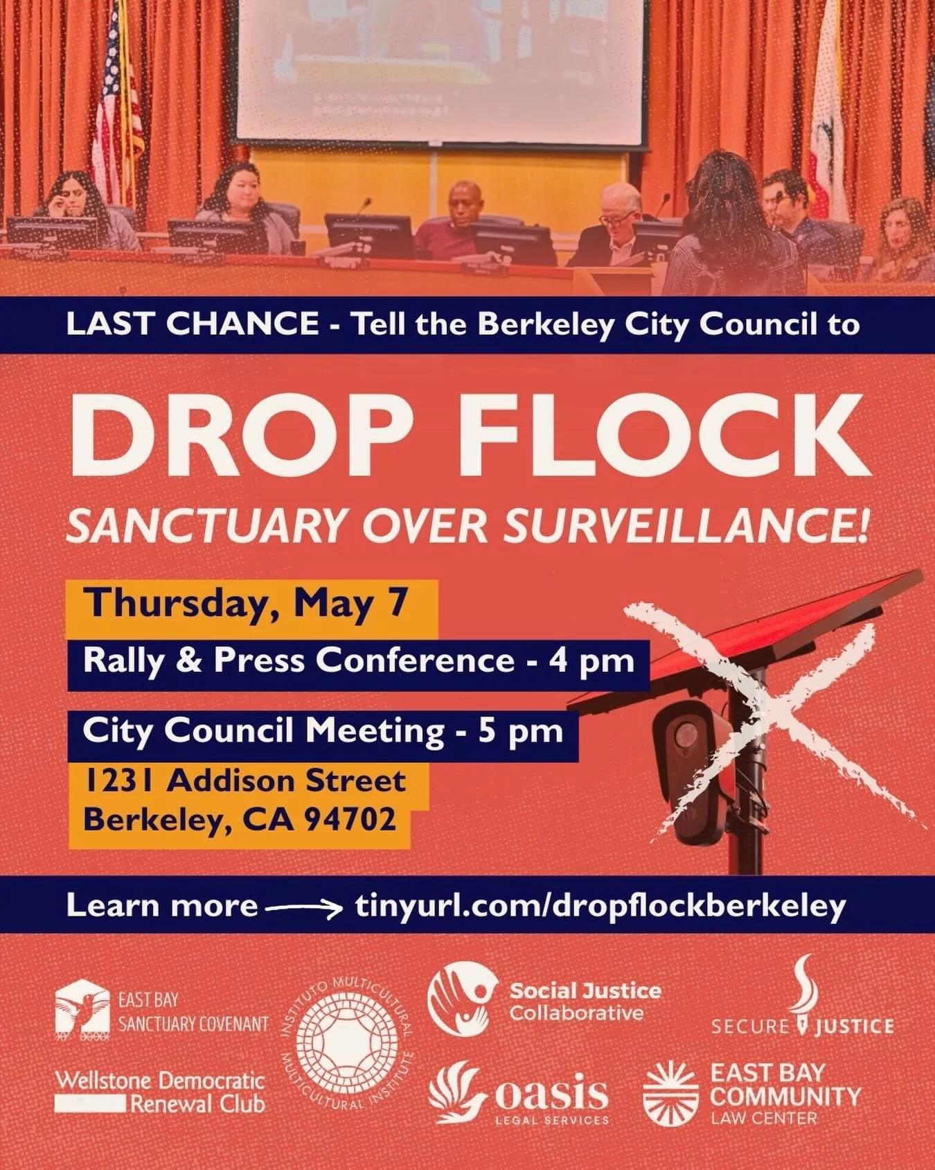 🚨ALL HANDS ON DECK🚨 Join us this Thursday and speak out against AI mass surveillance!