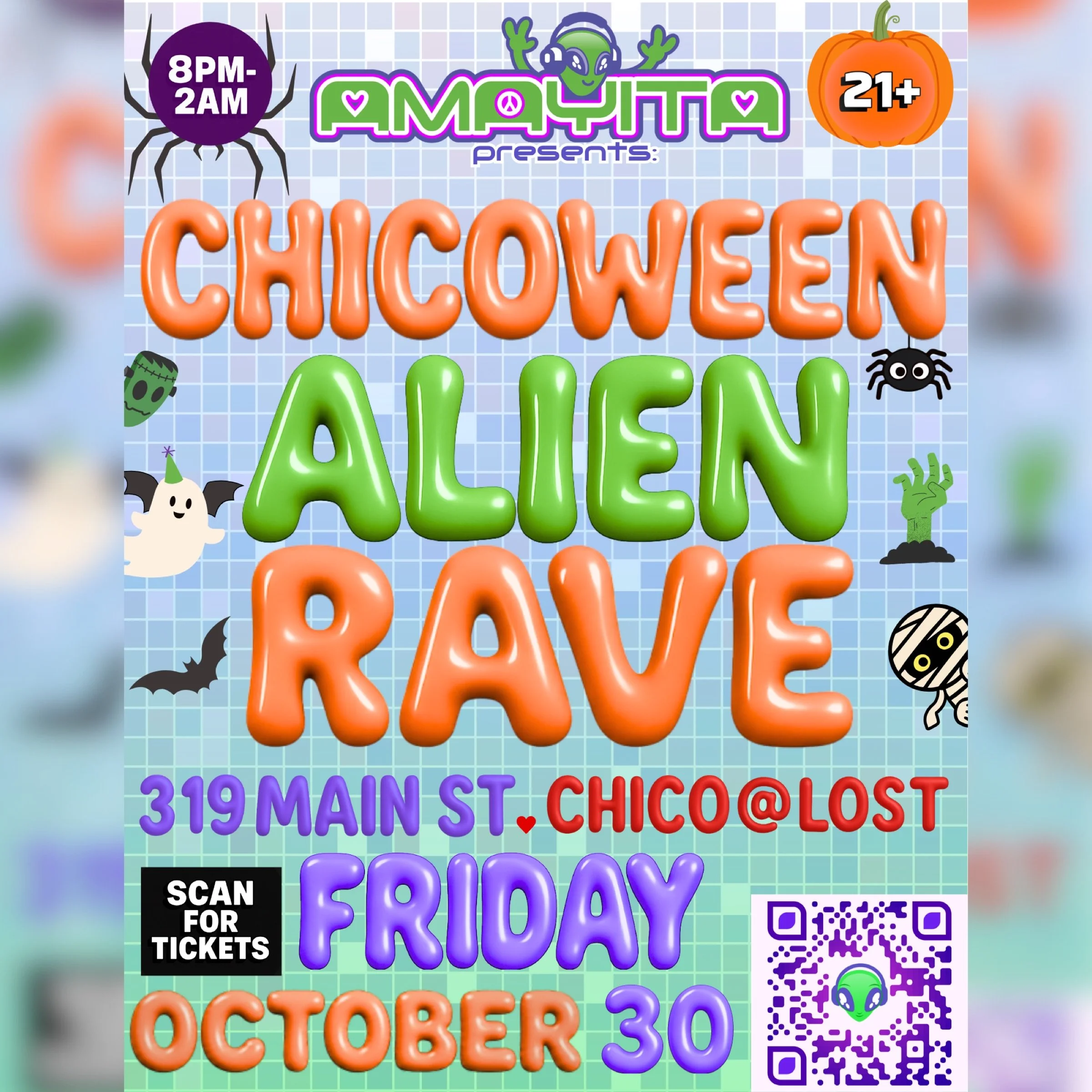 Chicoween Alien Rave
