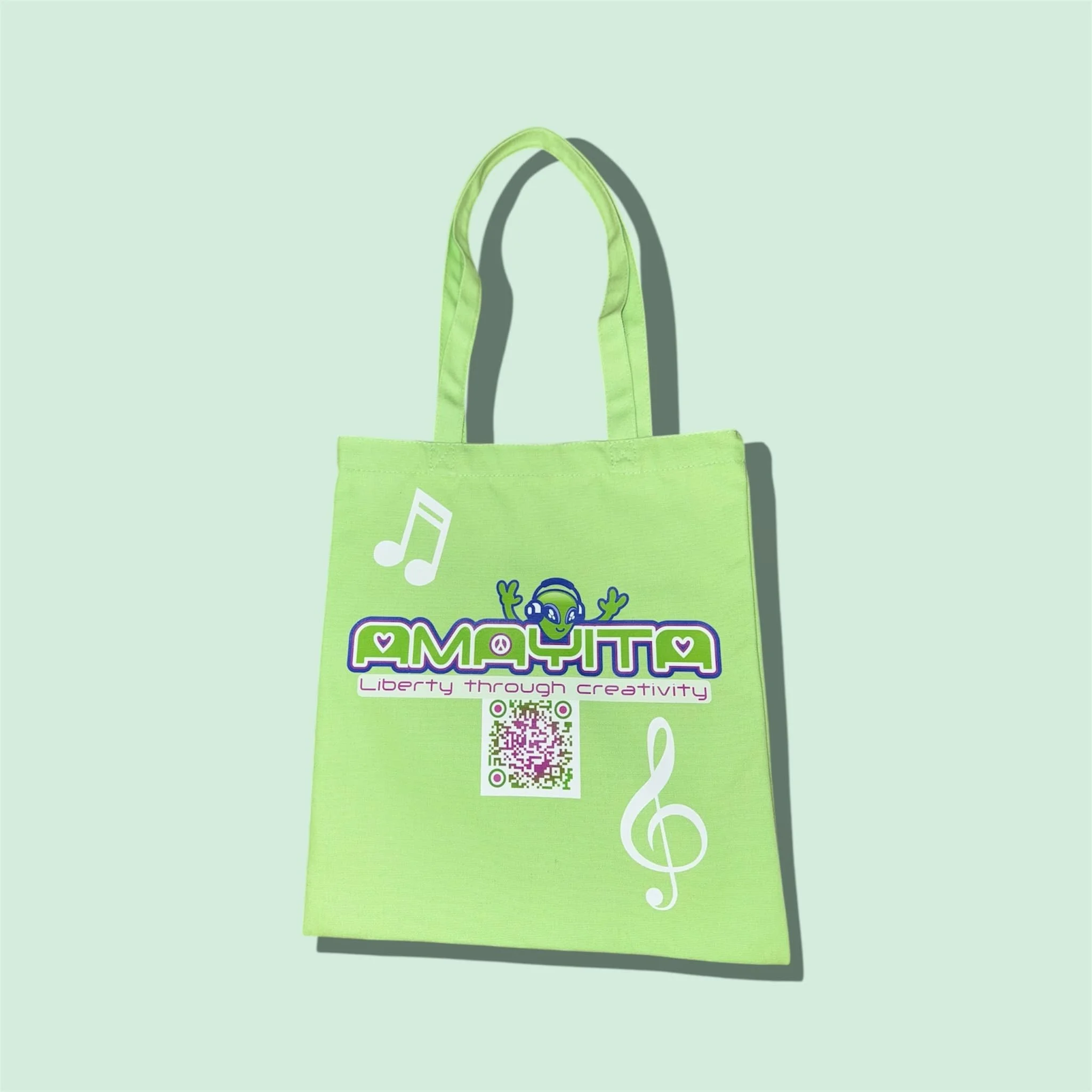 Green Amayita Tote Bag