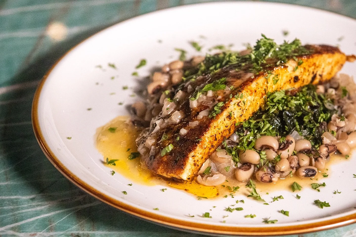 New year, new tradition. We&rsquo;re serving our Prosperity Platter for the very first time this New Year&rsquo;s Eve and New Year&rsquo;s Day &mdash; two days only! Redfish, farm grown collards, and lucky black eyed peas.

End the year full, start t