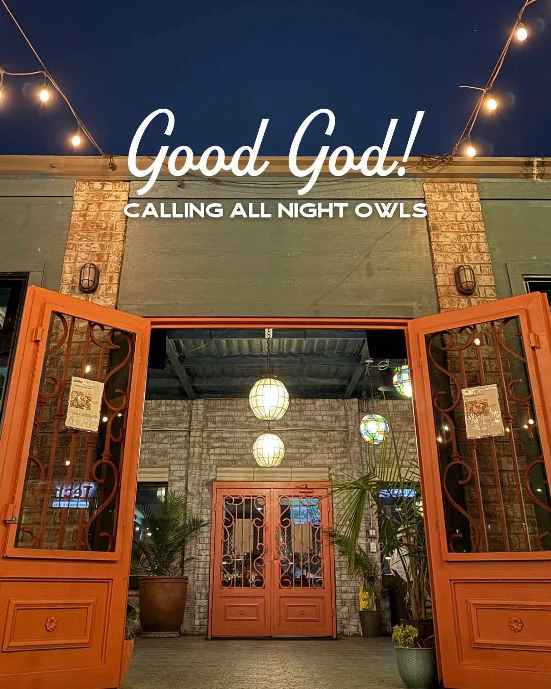 When the kitchen winds down, our new late night menu wakes up. Snacks from 10pm to midnight. Bar flowing all night. #latenightmenu #houstonbar #houstonrestaurant