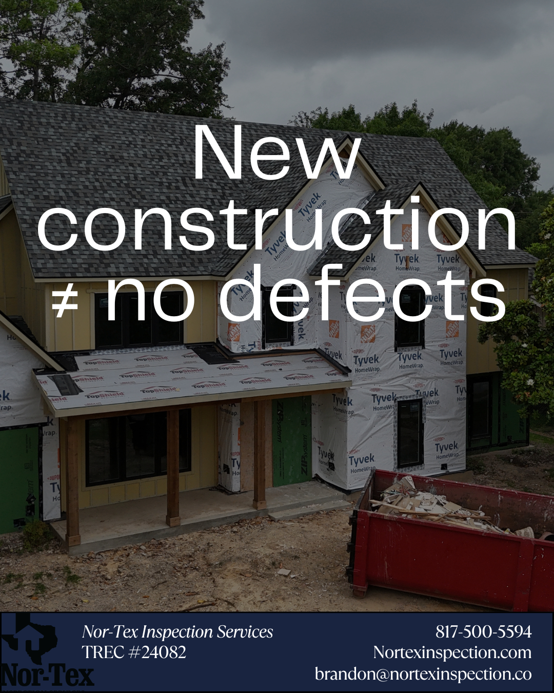 Top 5 Defects Found During DFW New Construction Inspections
