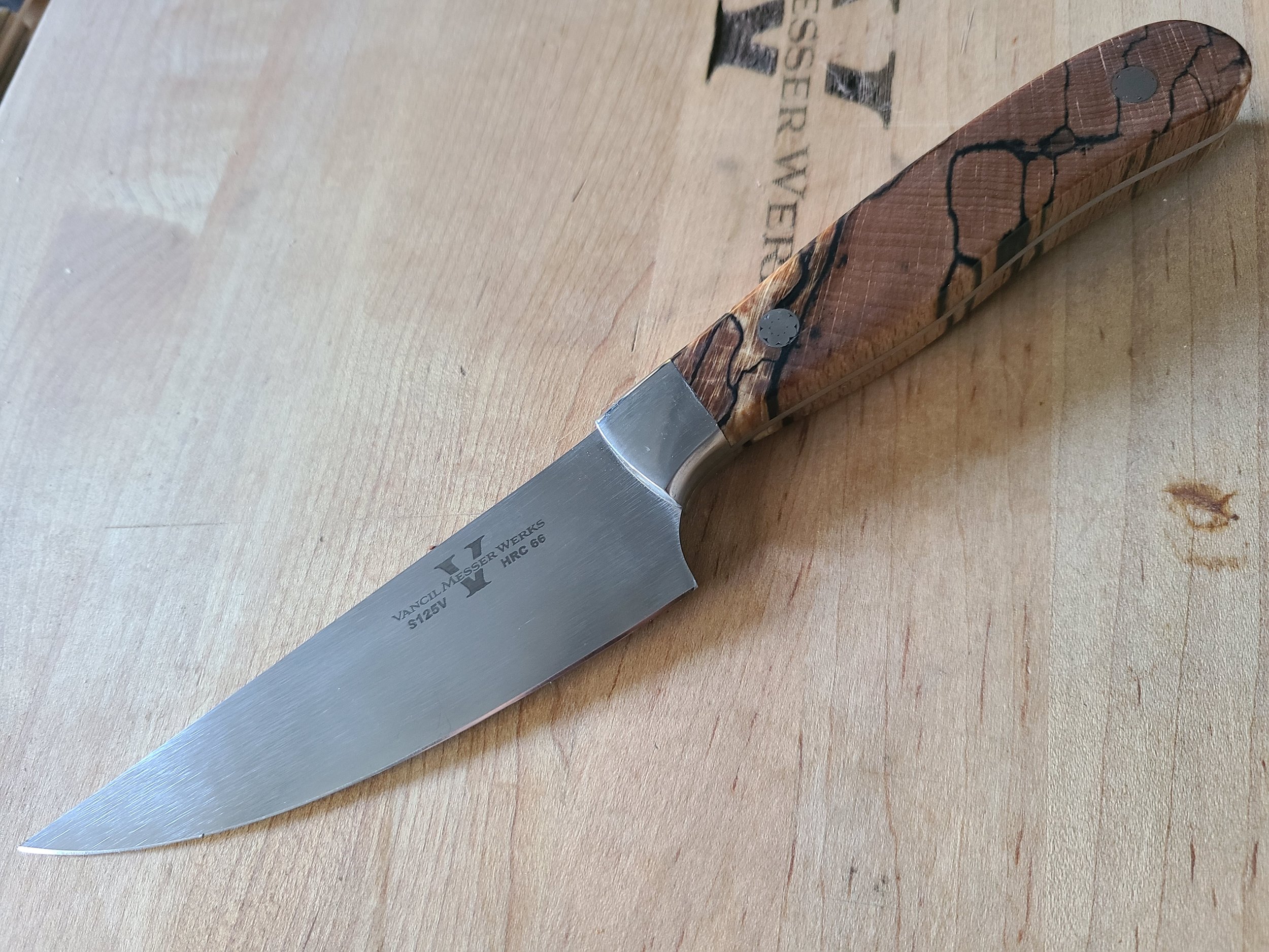 S125V Meatcrafter with spalted beech wood scales and stainless bolsters