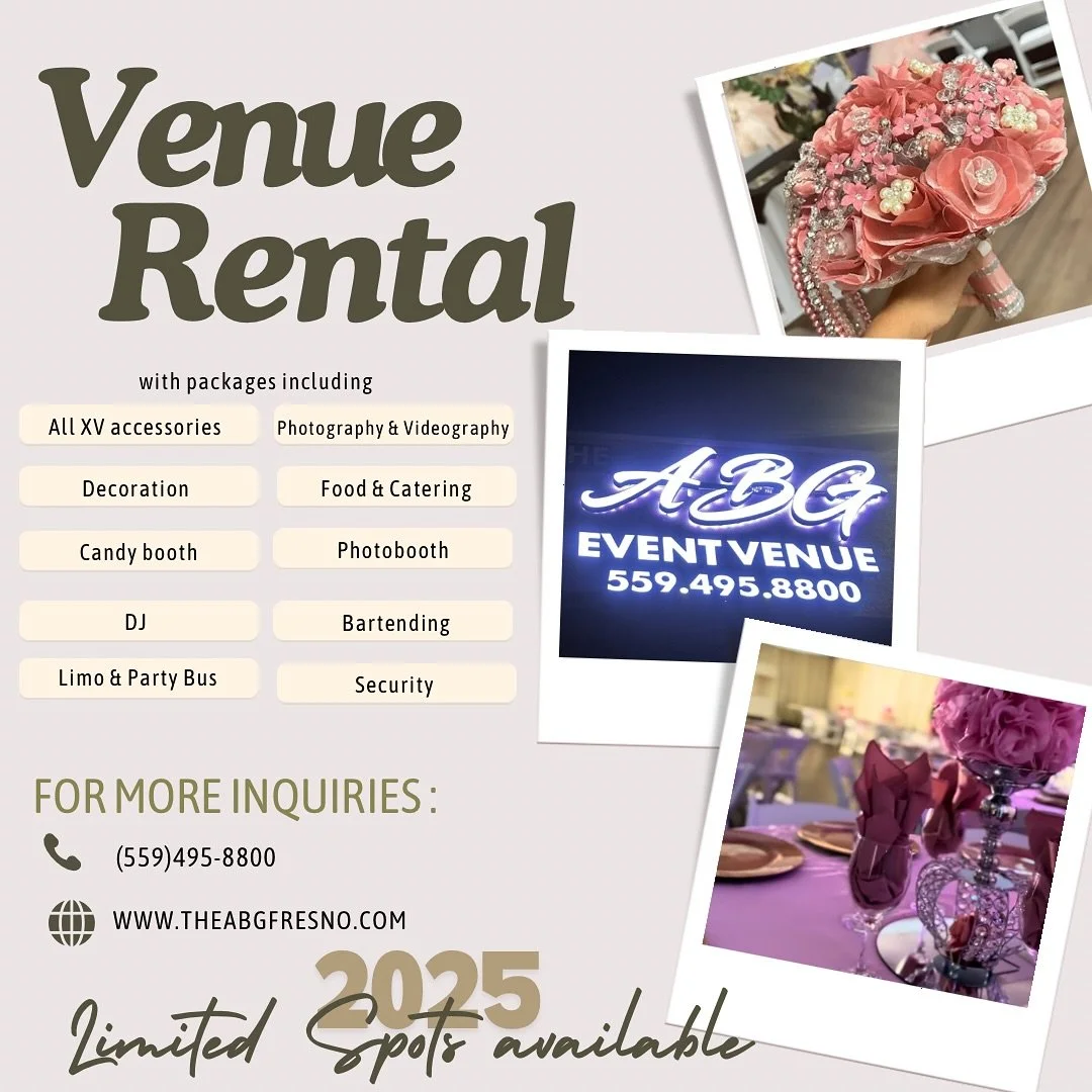 Our packages allow you to be stress free on your special day! Let us handle it🙏🏼🤍 

VENUE located in Fresno,Ca 

#fresnoevents #fresnophotographer #quince