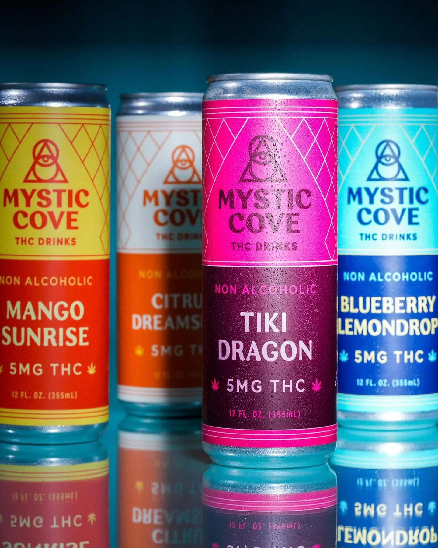 Have you tried all the Mystic Cove THC drinks yet? They are available in variety 4-packs at all Sebago locations and now you can buy them online (not the variety 4-packs though). Get $5 off your first online order with the code TRYMC mysticcovedrinks