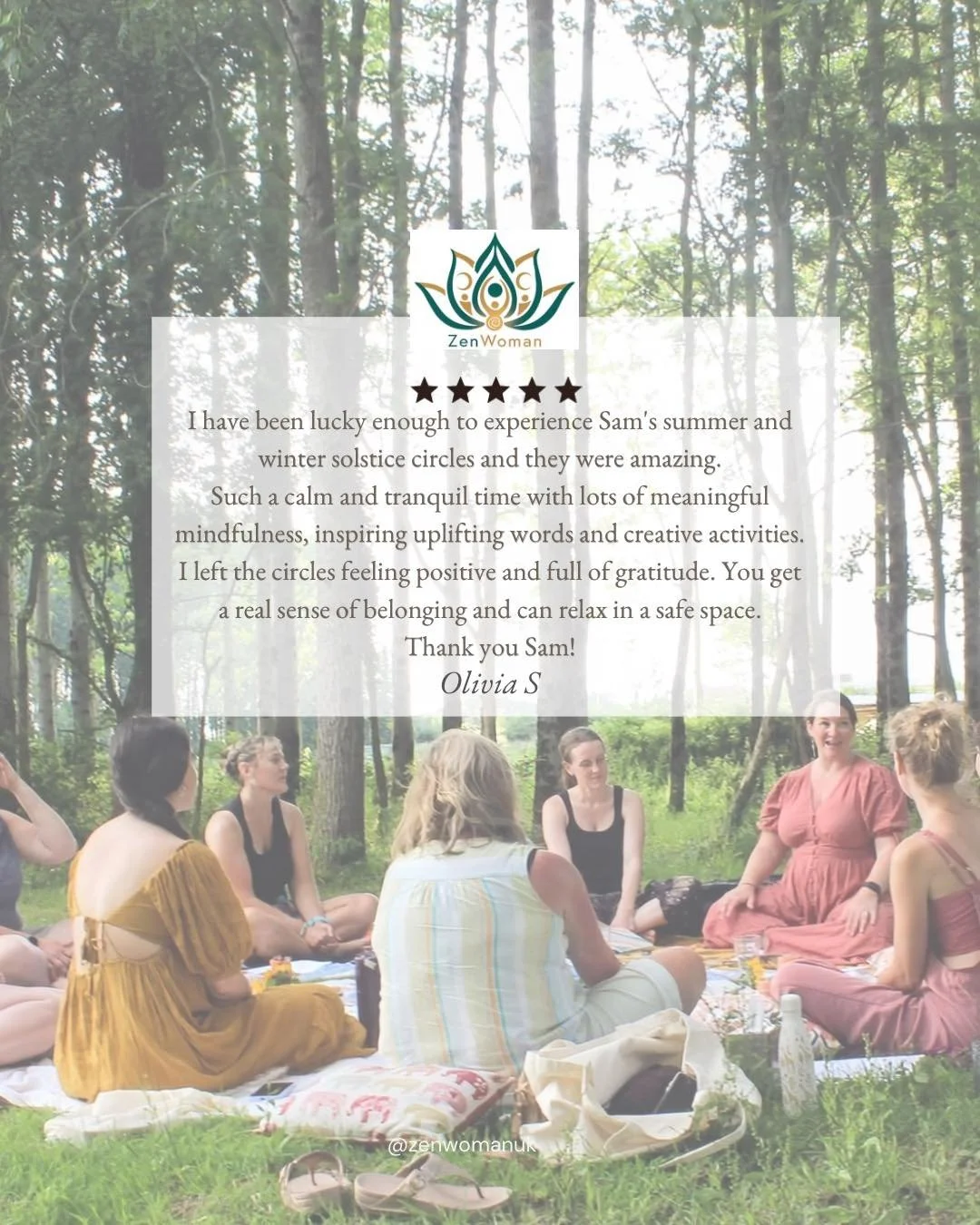 Reading reviews like this truly means the world to me 💛

Creating a women&rsquo;s circle has always been about holding a safe, supportive space where everyone feels seen, heard, and valued. Hearing that this experience resonated so deeply is incredi