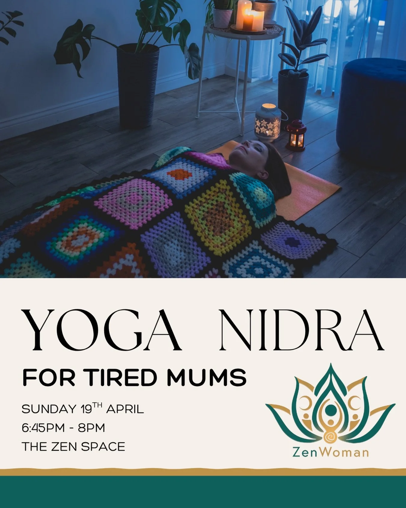 🌙 Yoga Nidra for Tired Mums💕

✨ Sunday 19th April &ndash; Take time to rest, reset, and reconnect.

Mums (of all motherhood phases), this one&rsquo;s for you. If you&rsquo;ve been running on empty, constantly giving, and craving a real pause &mdash