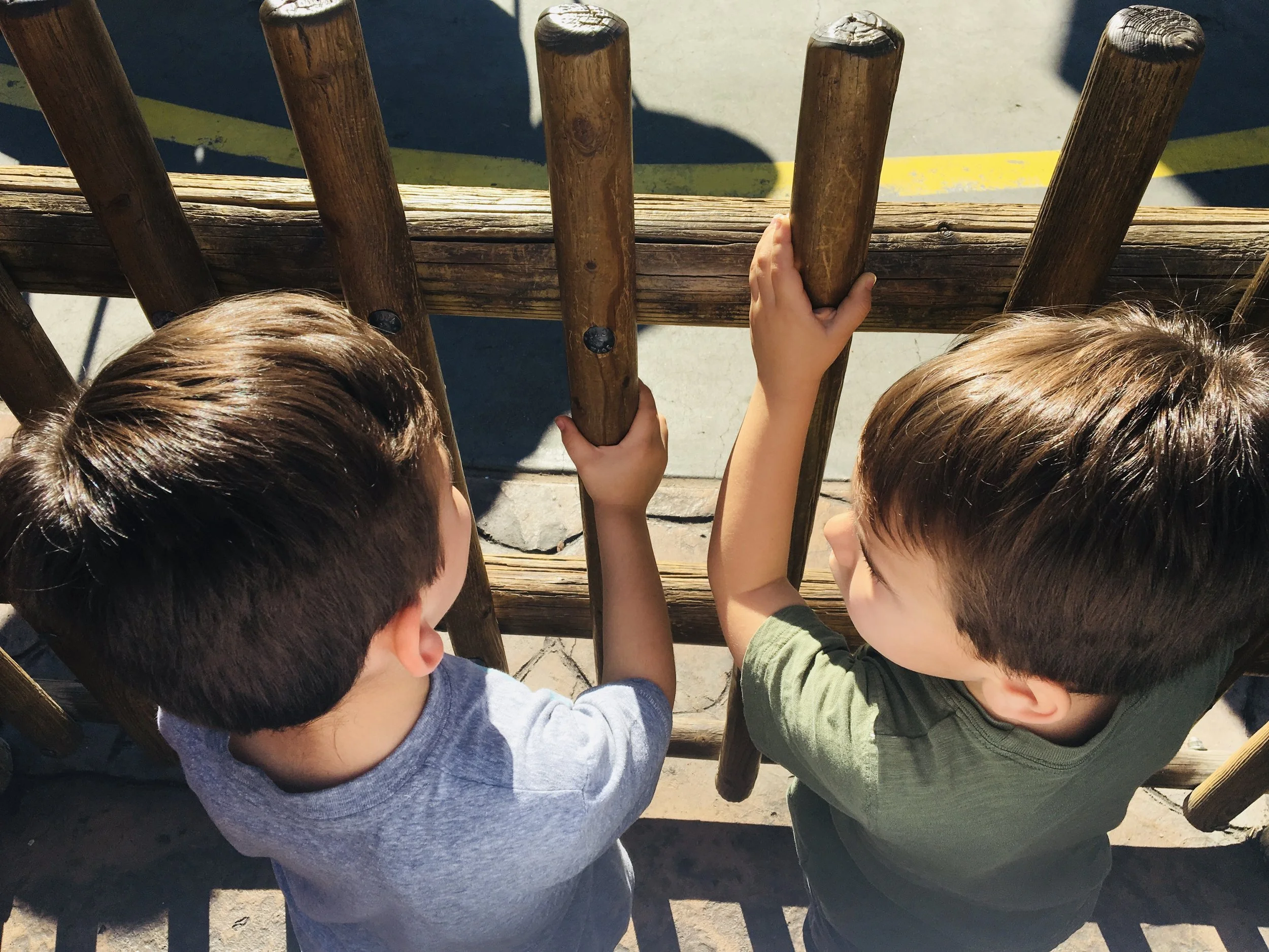 Kids on bridge (community/family focus)
