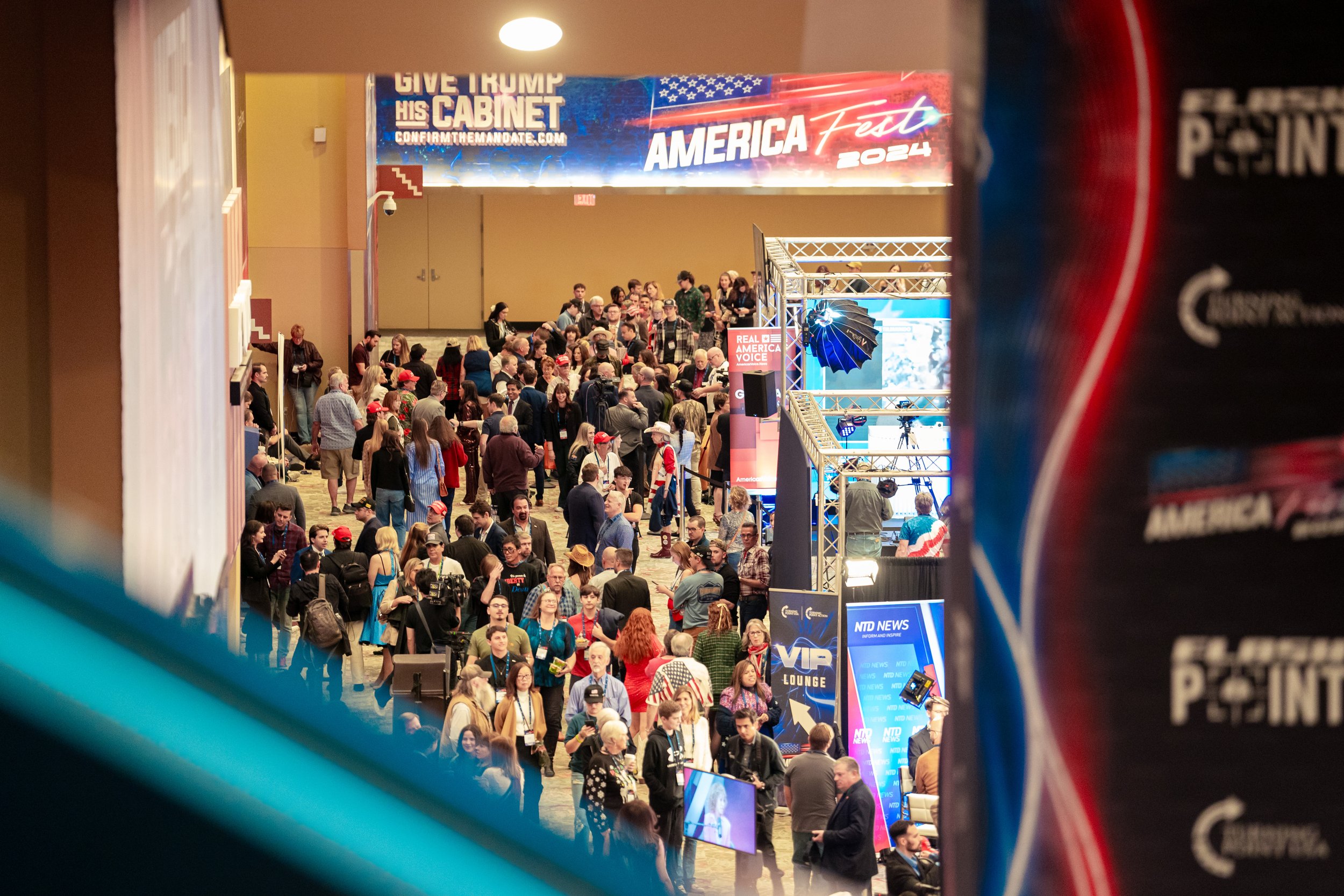 AmFest branding and Media row.JPG