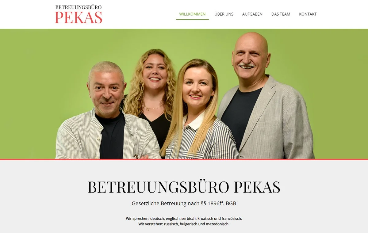 Betreuungsbüro Pekas