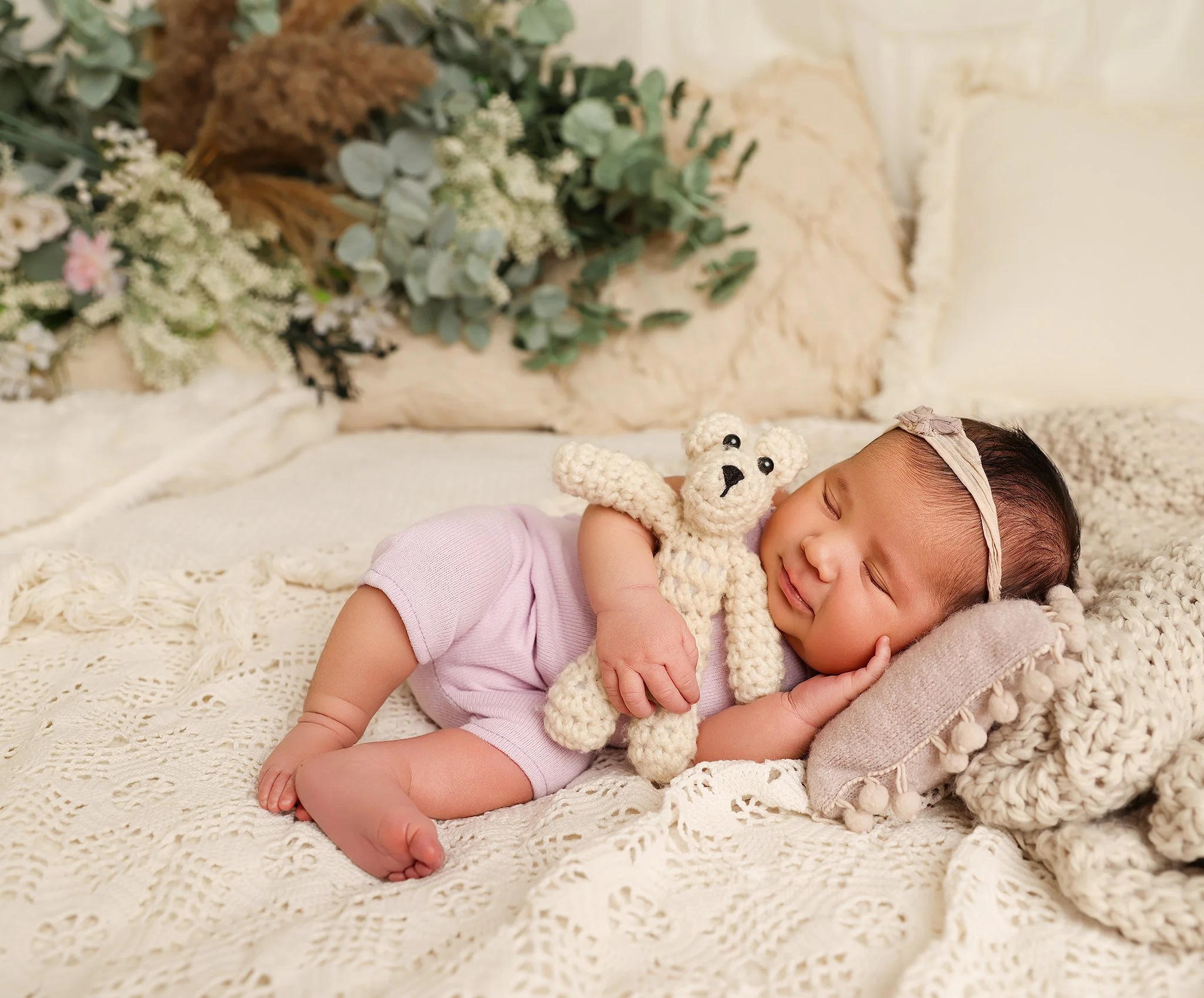newborn photography Rochester NY studio setup